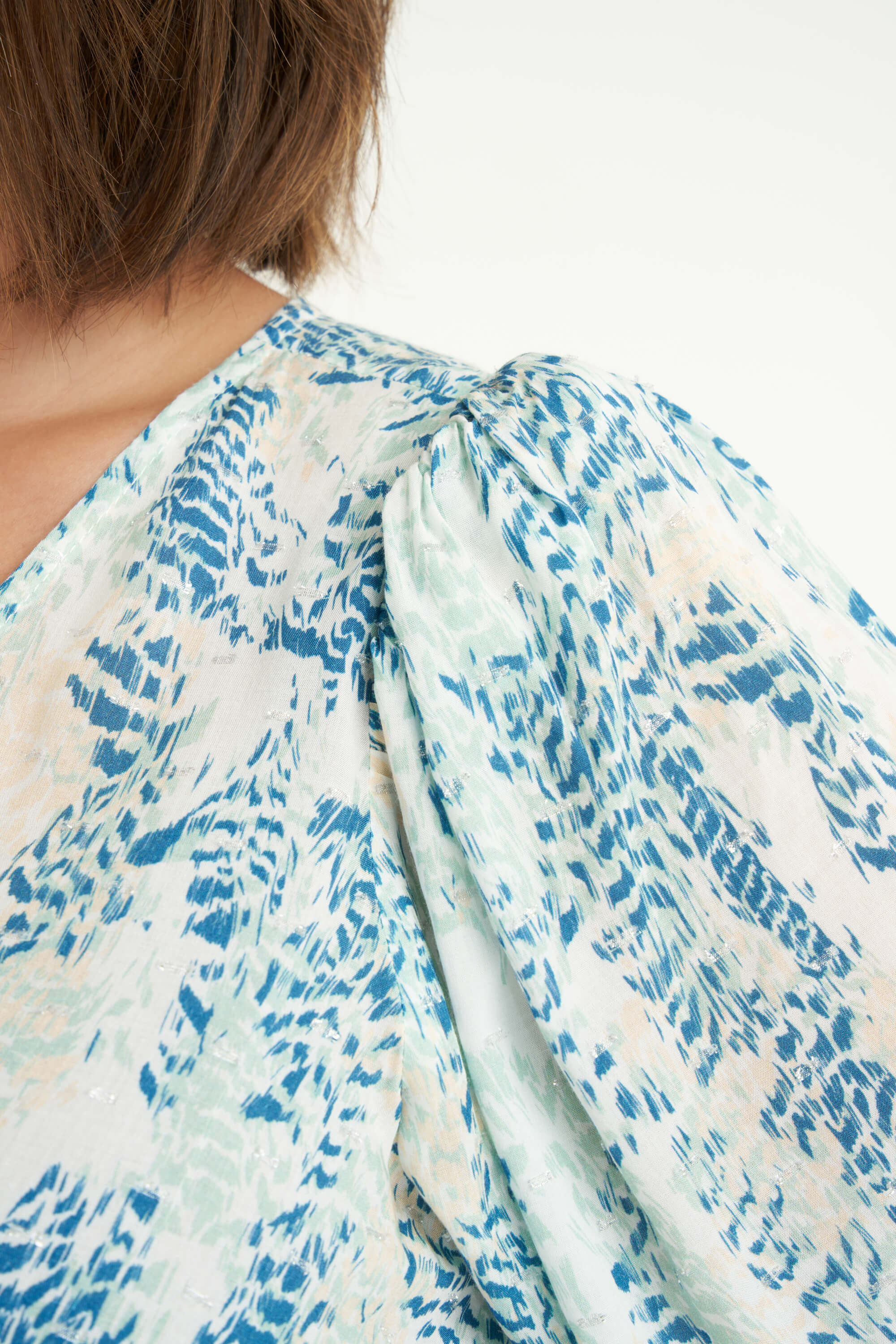 Chemisier portefeuille &agrave; imprim&eacute; image number 5