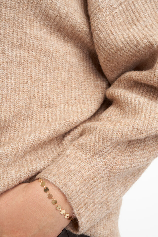 Grofgebreide trui image number 5