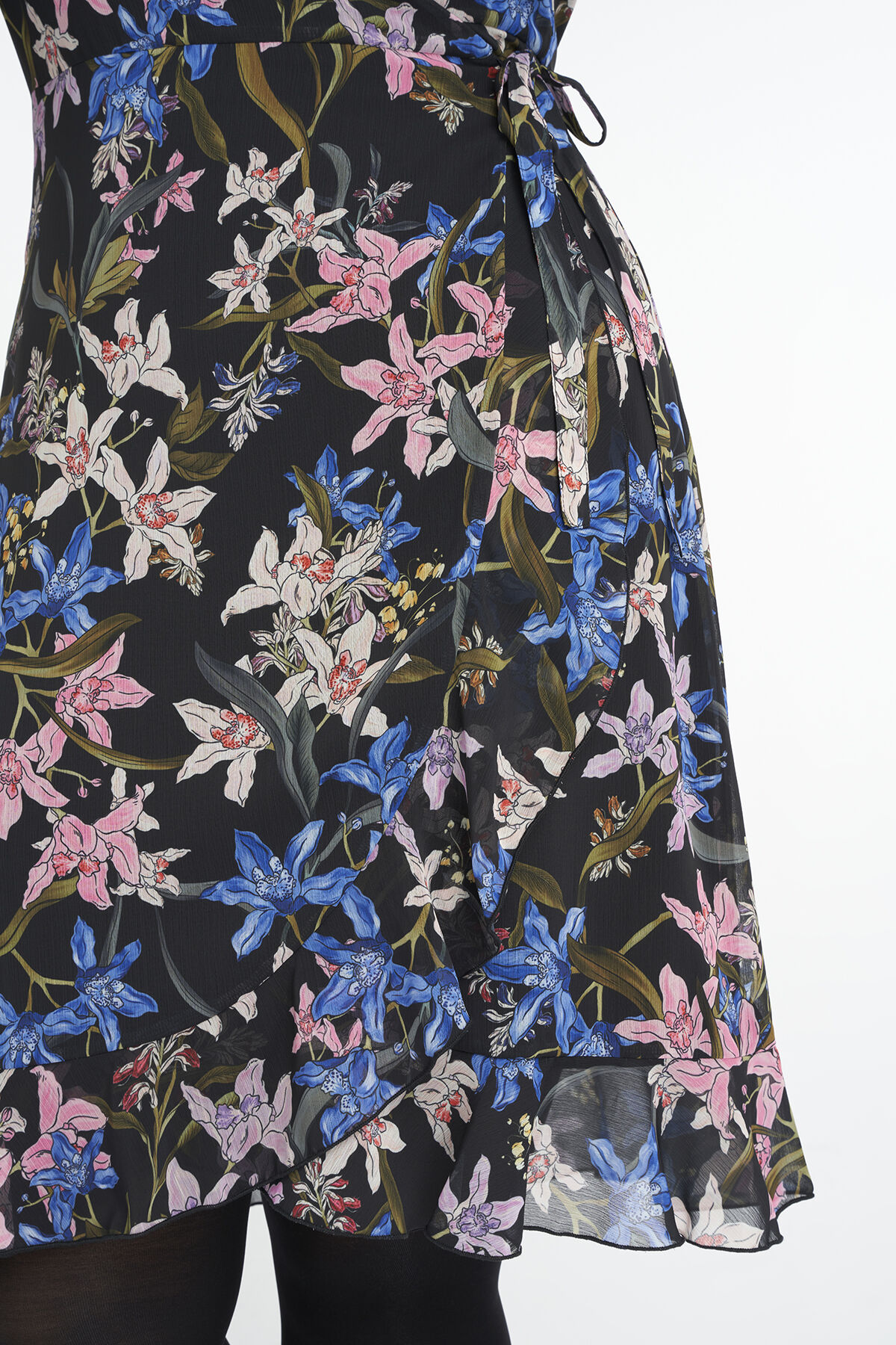 Overslagjurk met volant image number 6