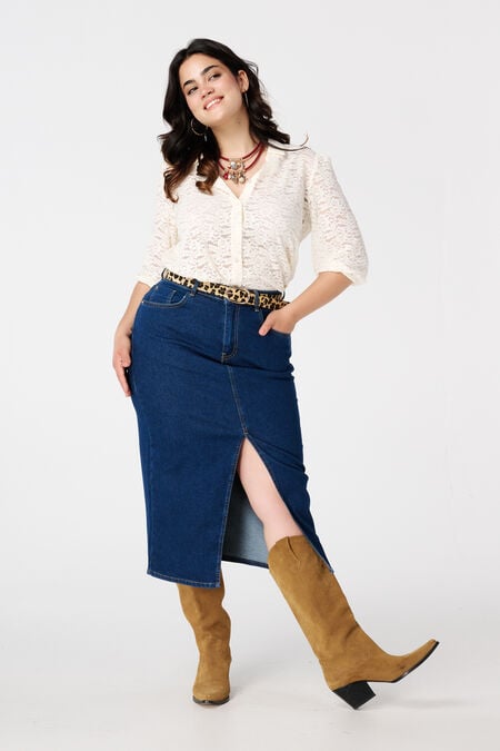 Midi rok denim Midi rok denim