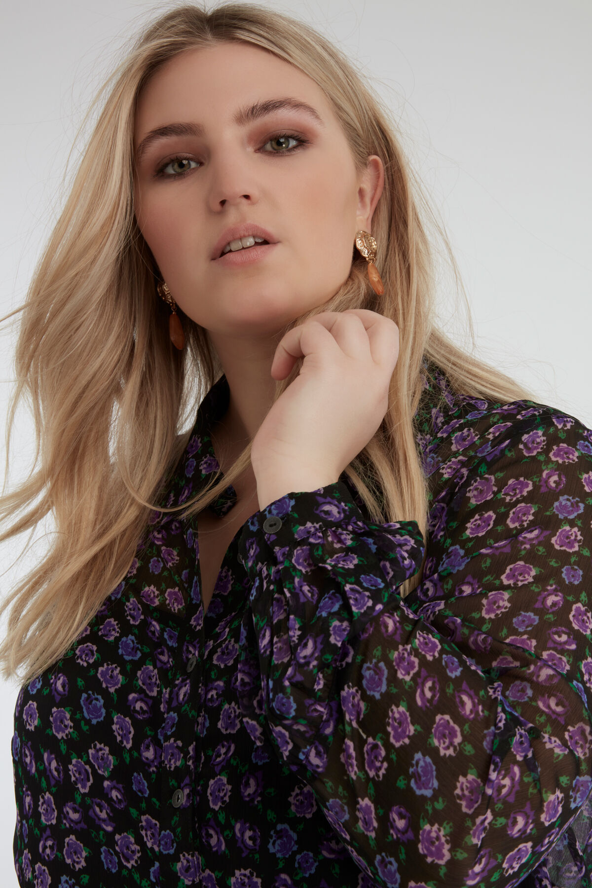 Robe chemise &agrave; imprim&eacute; image number 6