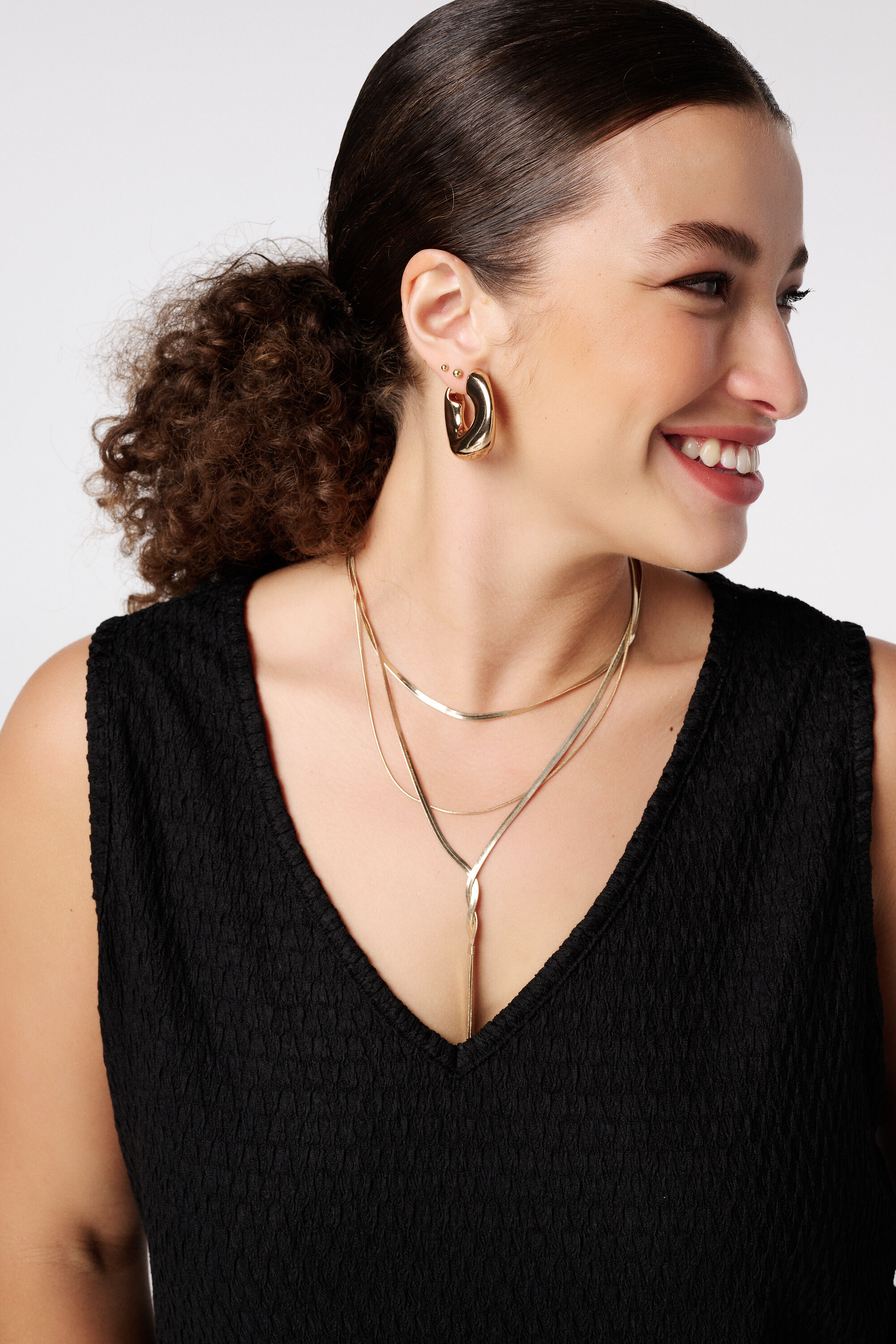 Mouwloze top met structuur image number 4