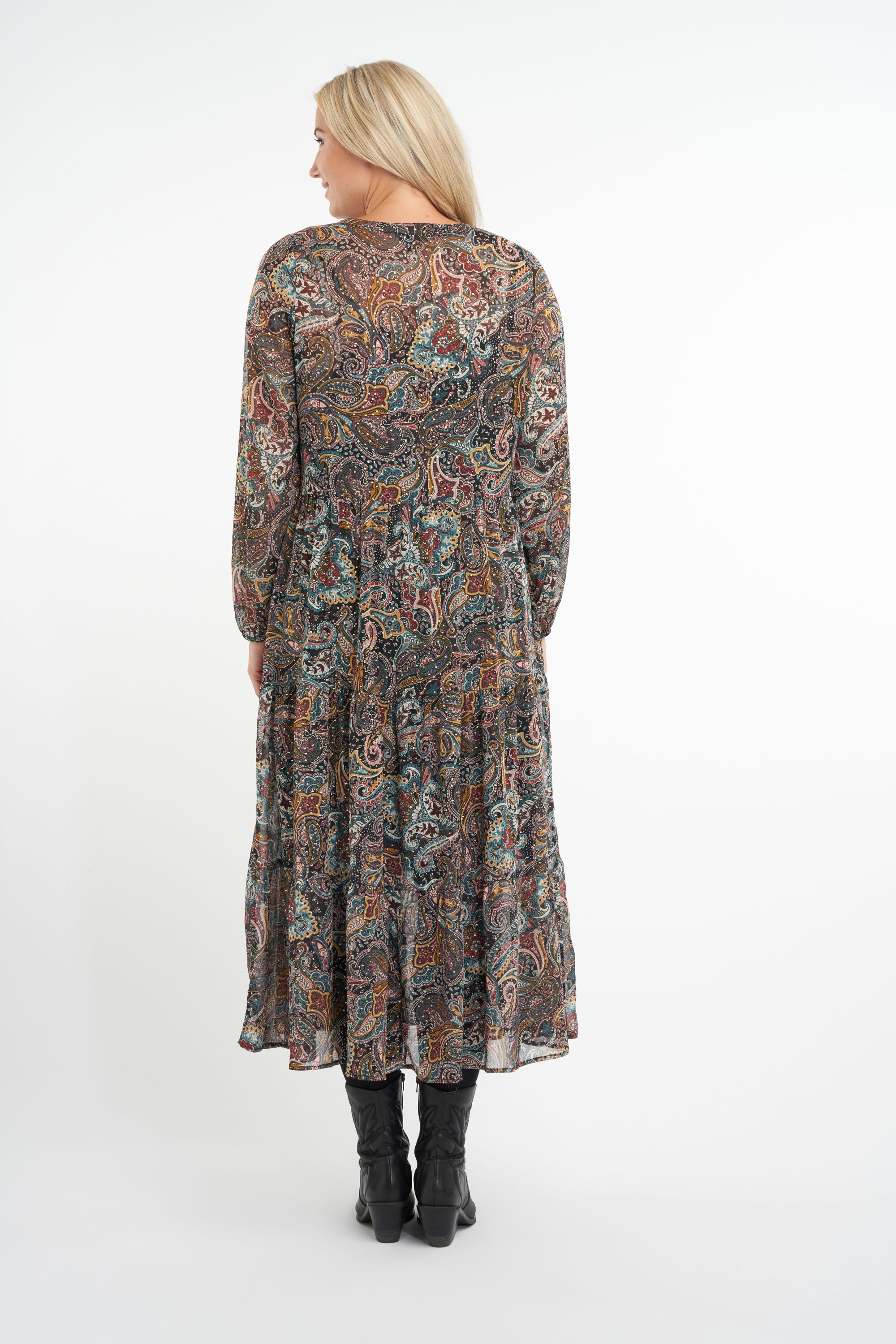 Maxi jurk met paisleyprint image number 3