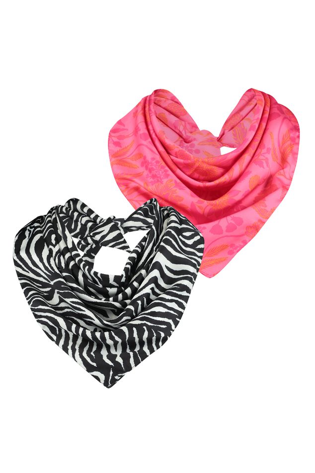 2-pack satijnen sjaaltjes image number 1