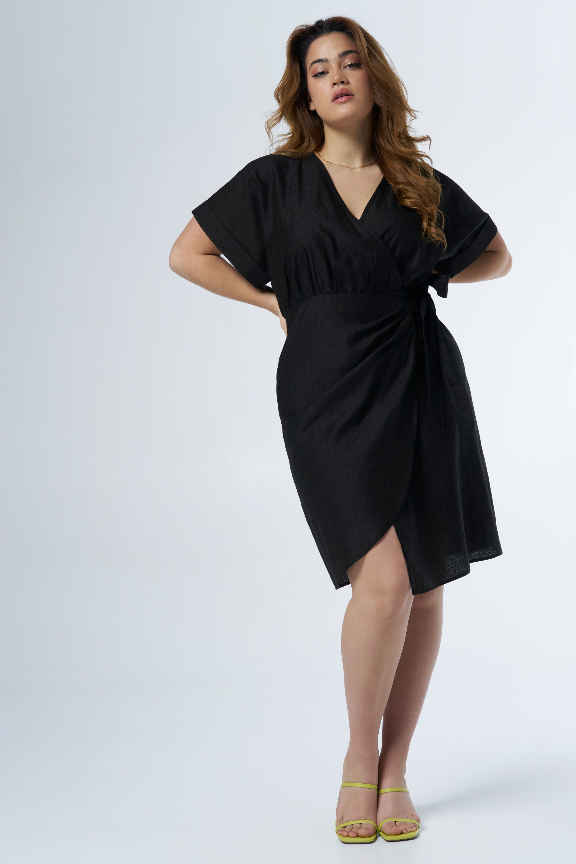 Jurk met strikdetail image number 5