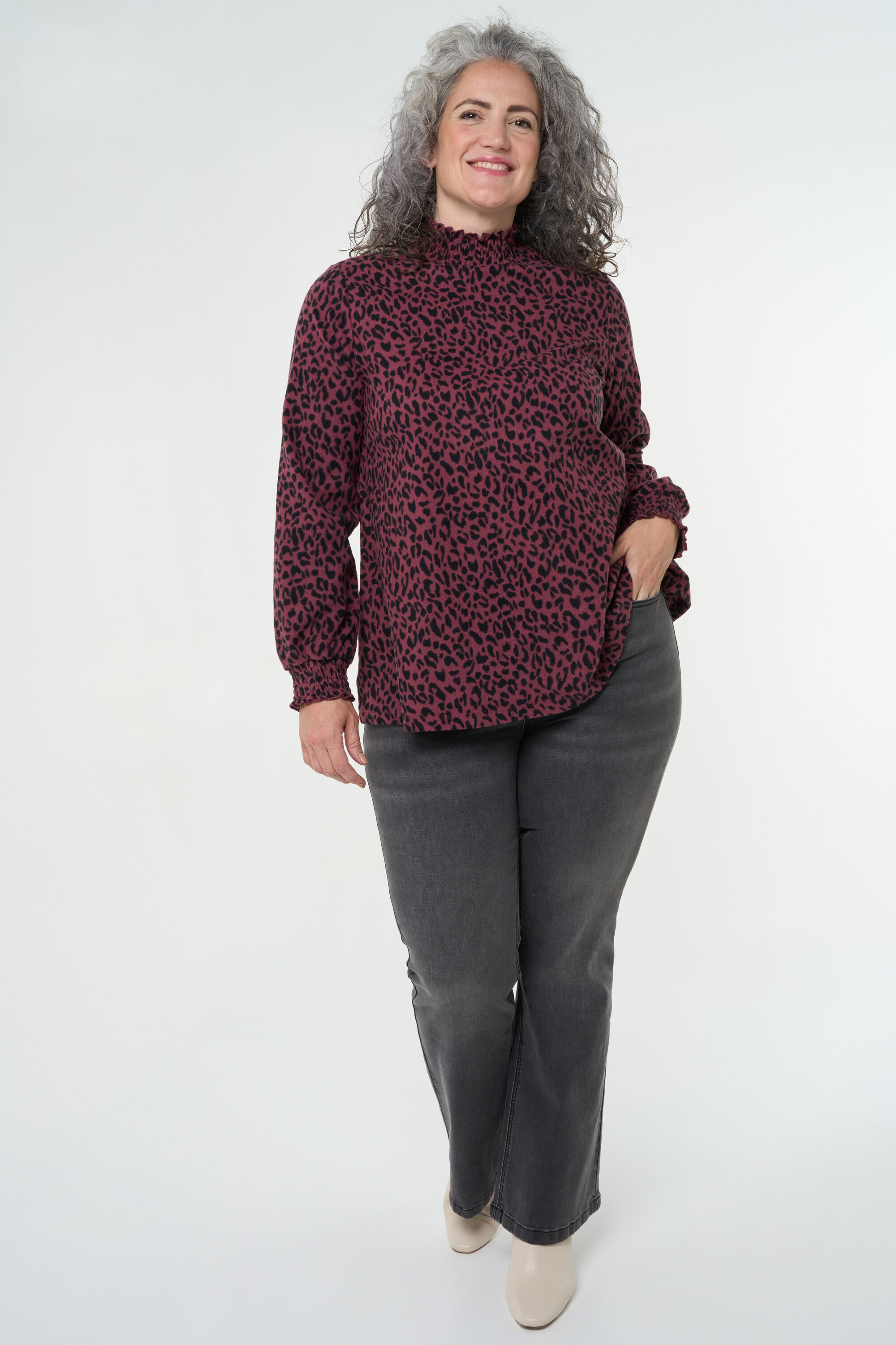 Top met panterprint image number 0