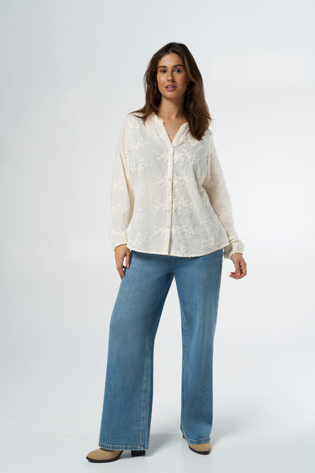Blouse met borduursel image number 0