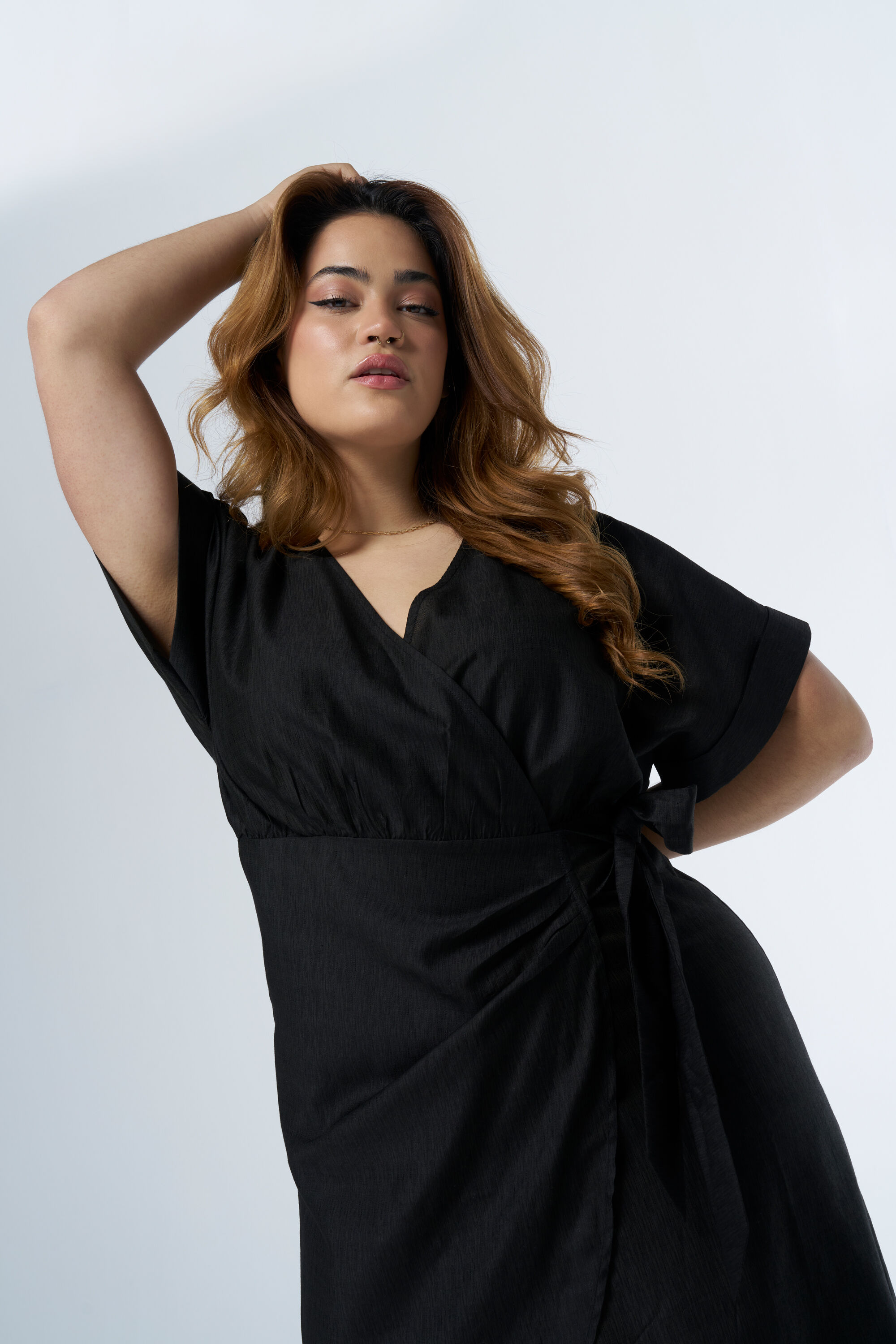 Jurk met strikdetail image number 0