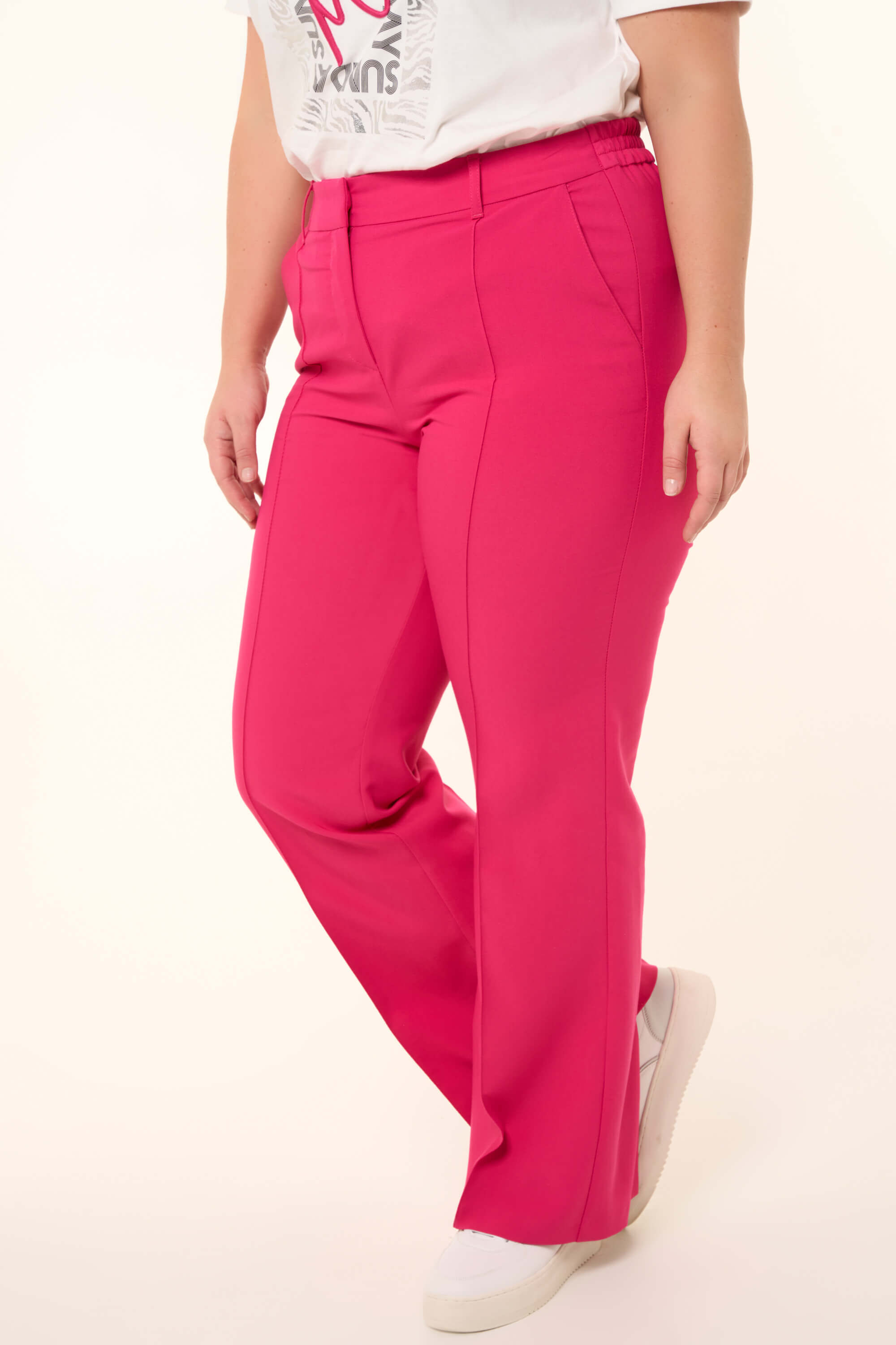 Pantalon &agrave; jambes amples image number 7