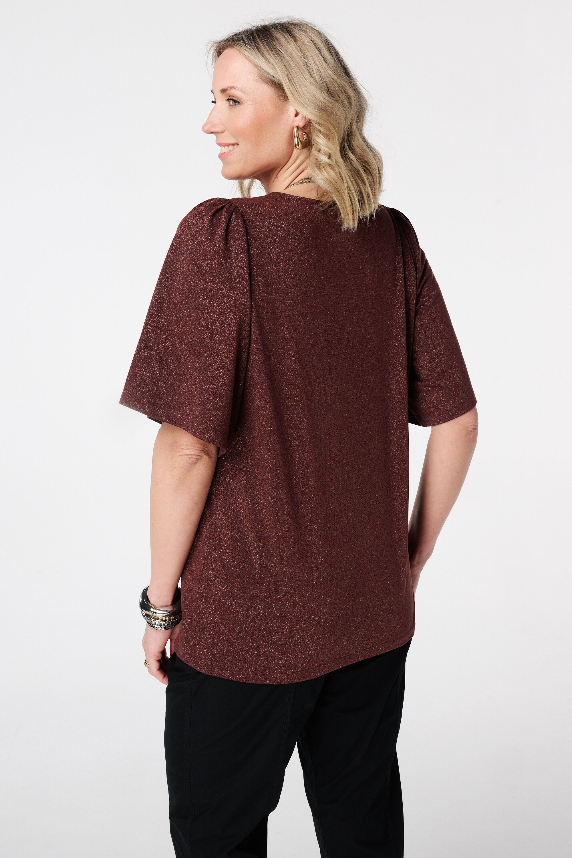 Top avec manches papillon image number 3