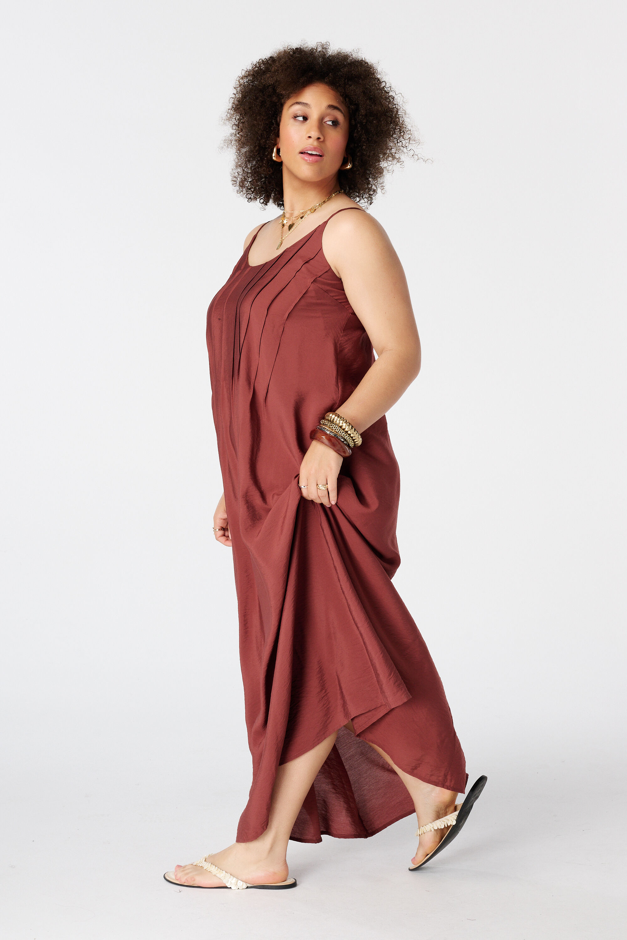 Robe maxi sans manches image number 5