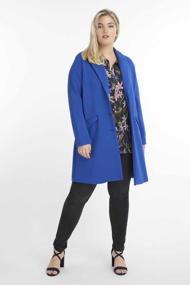 Long manteau en jersey  image number 0