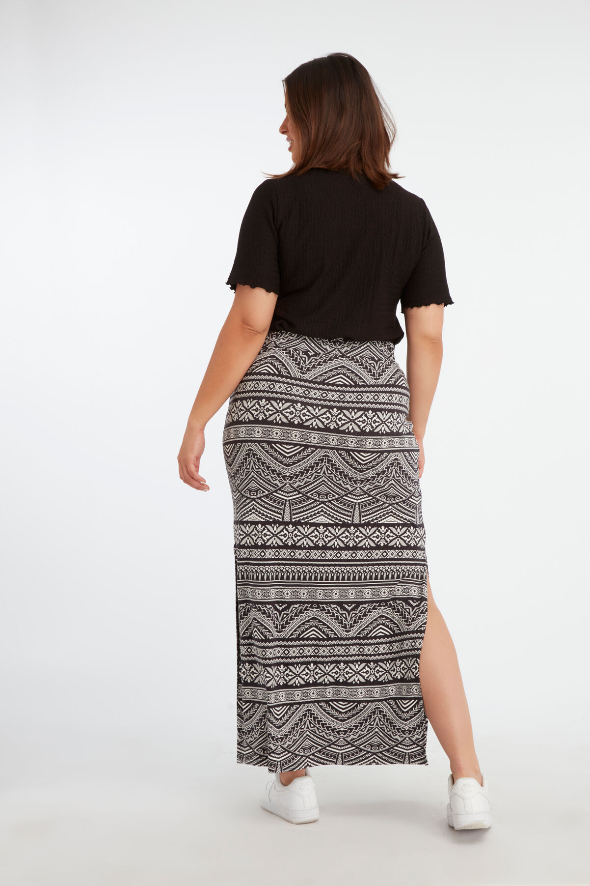 Lange rok met split image number 4