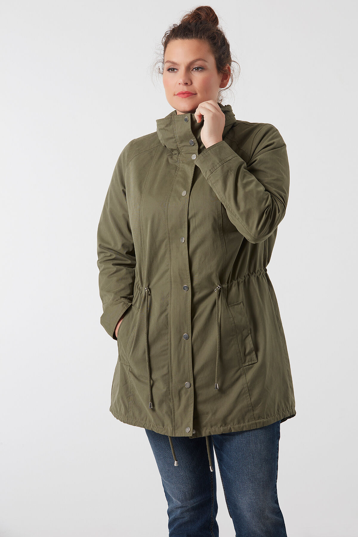 Parka avec broderies florales image number 5