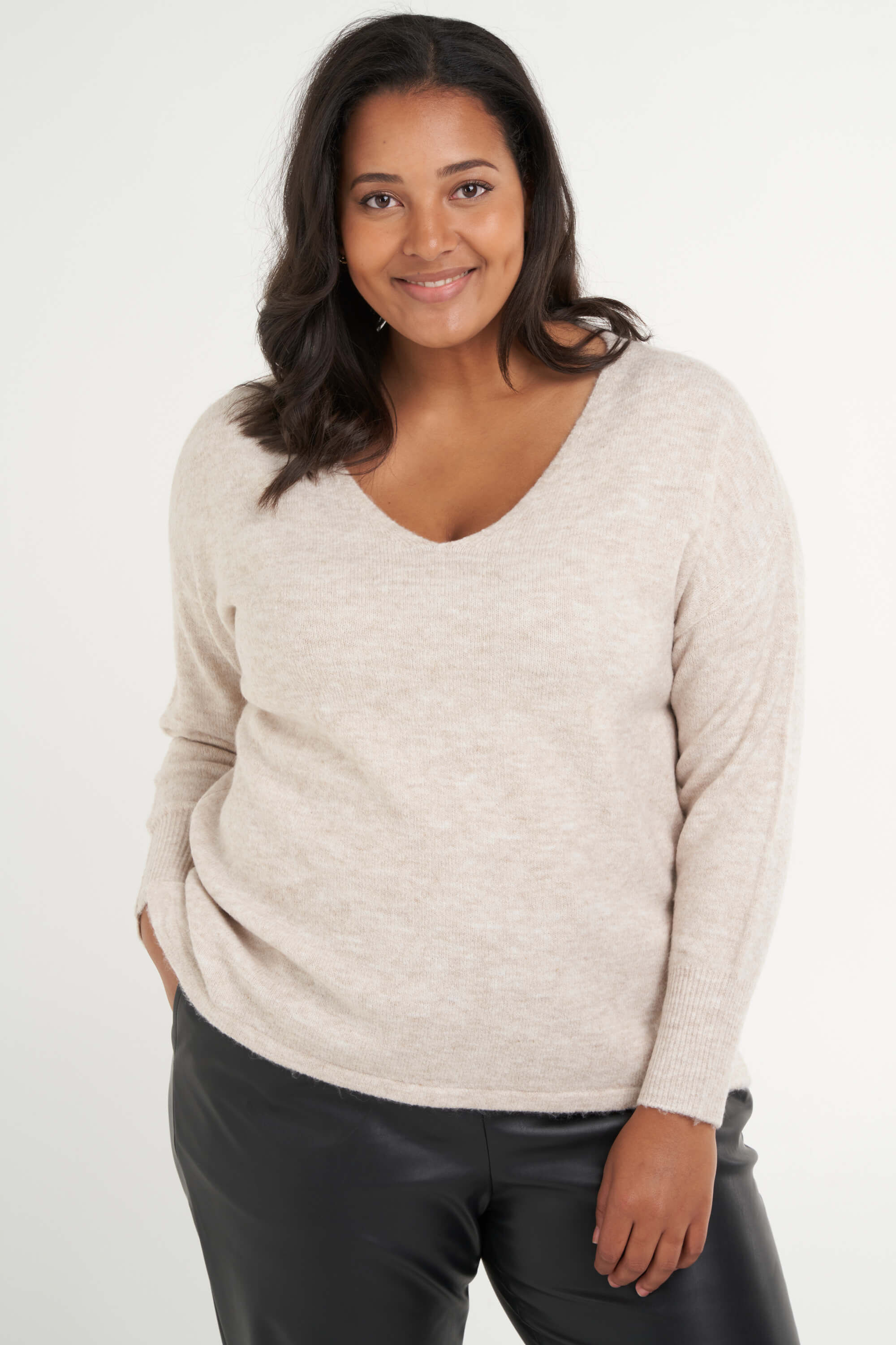 Mode Sweaters V-halstruien Minimum V-halstrui rood casual uitstraling 