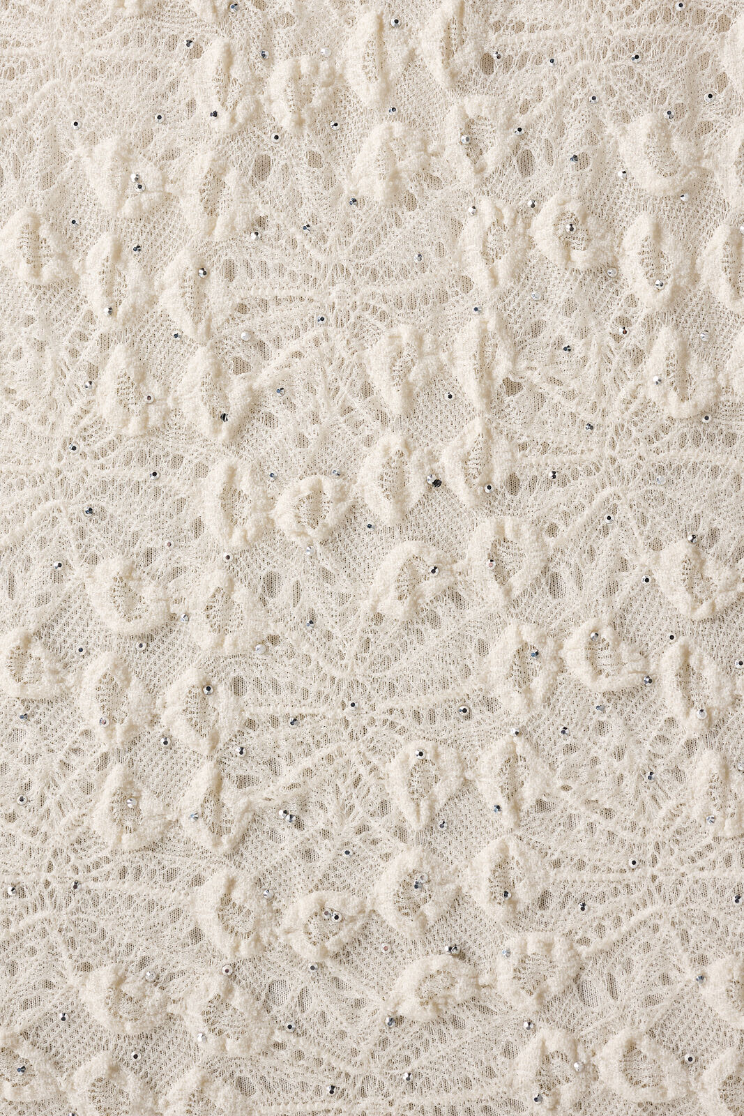 Kanten top met steentjes image number 6