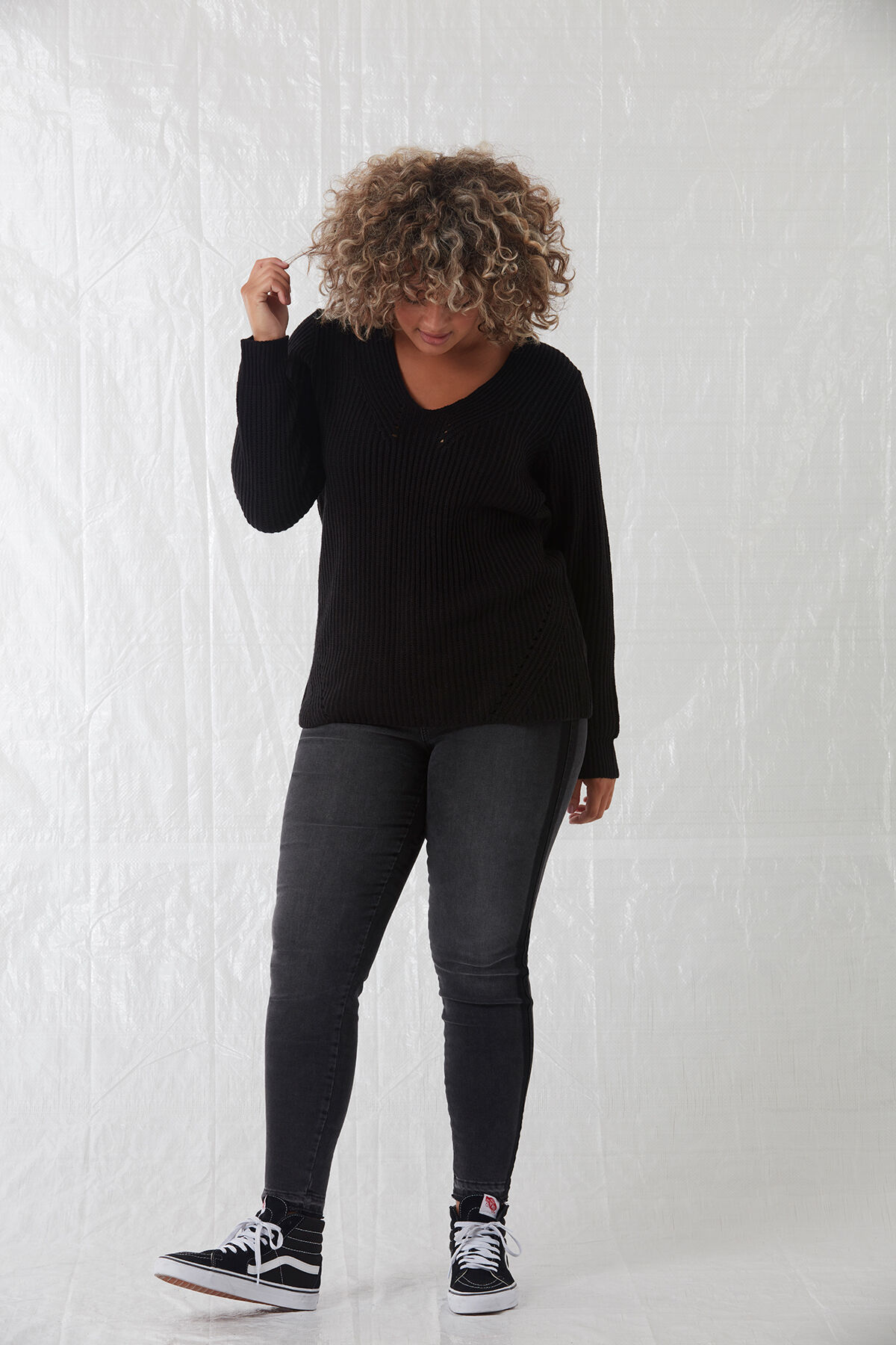 Ajour pullover  image number 4