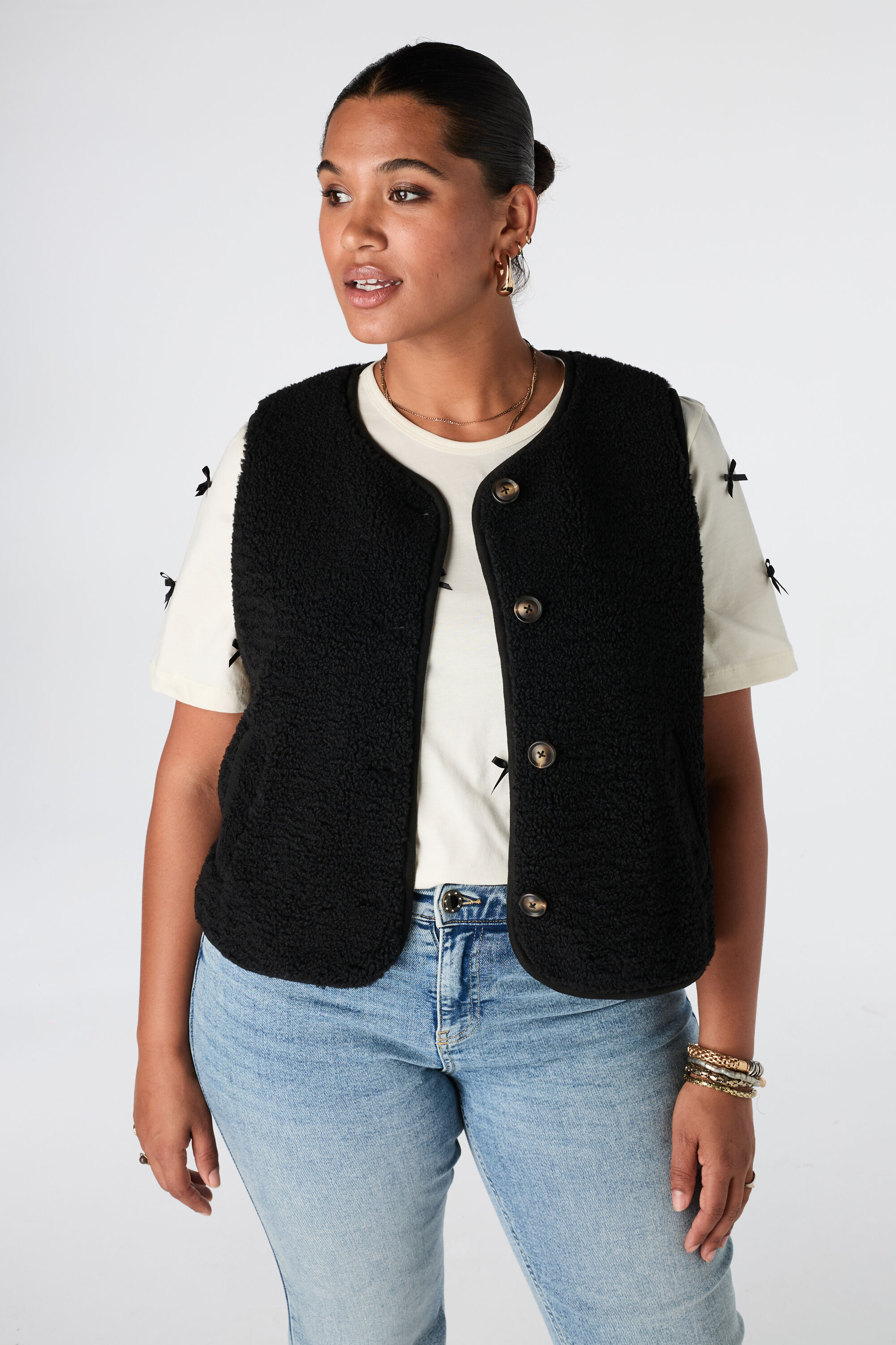 Teddy gilet image number 0