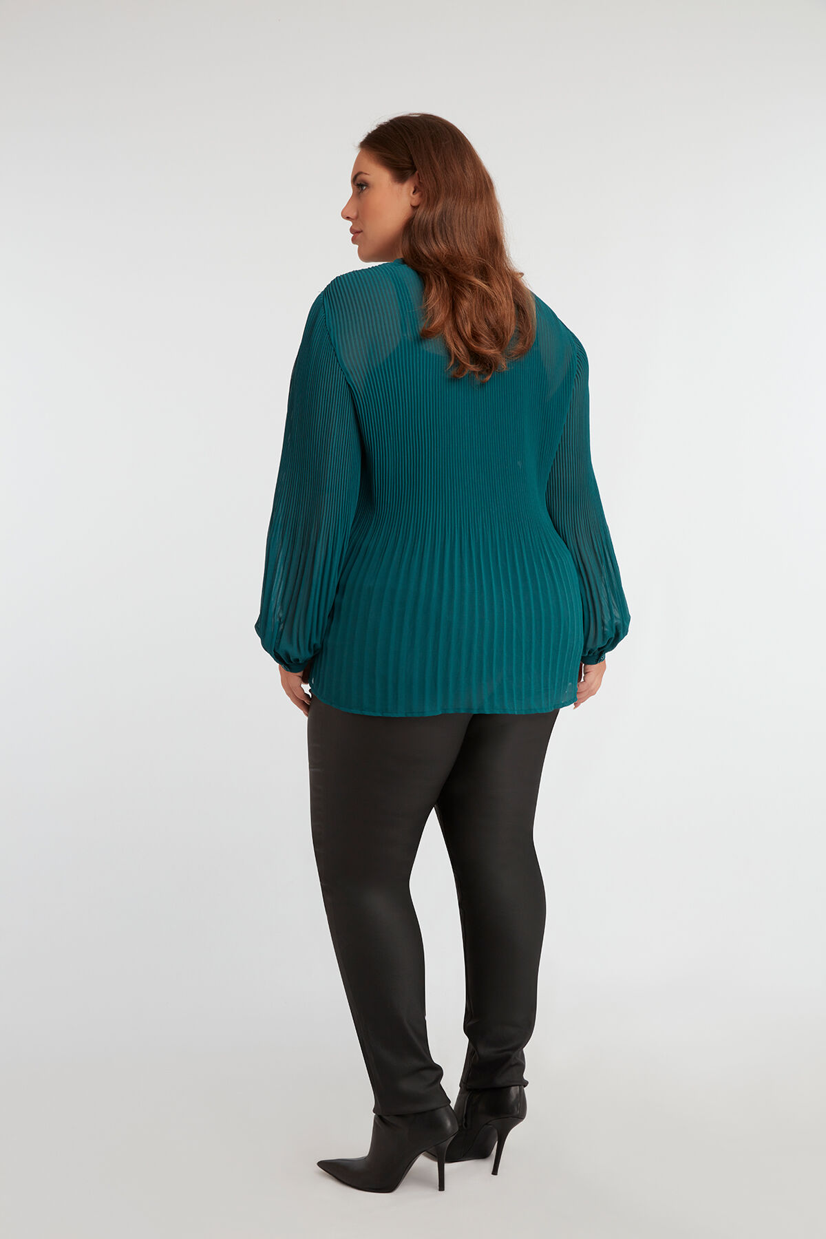 Pliss&eacute; blouse image number 4