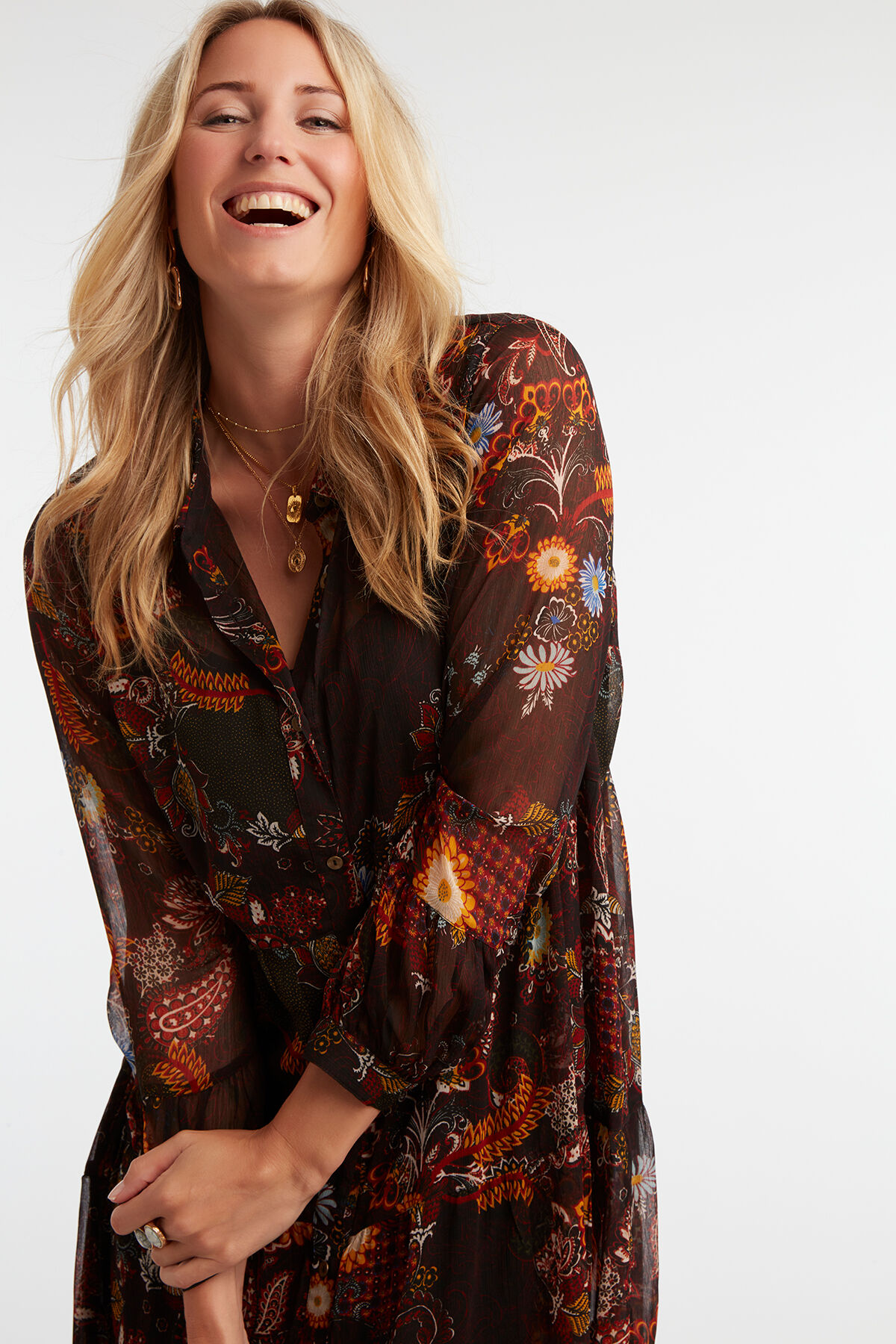 Robe longue semitransparente   image number 4