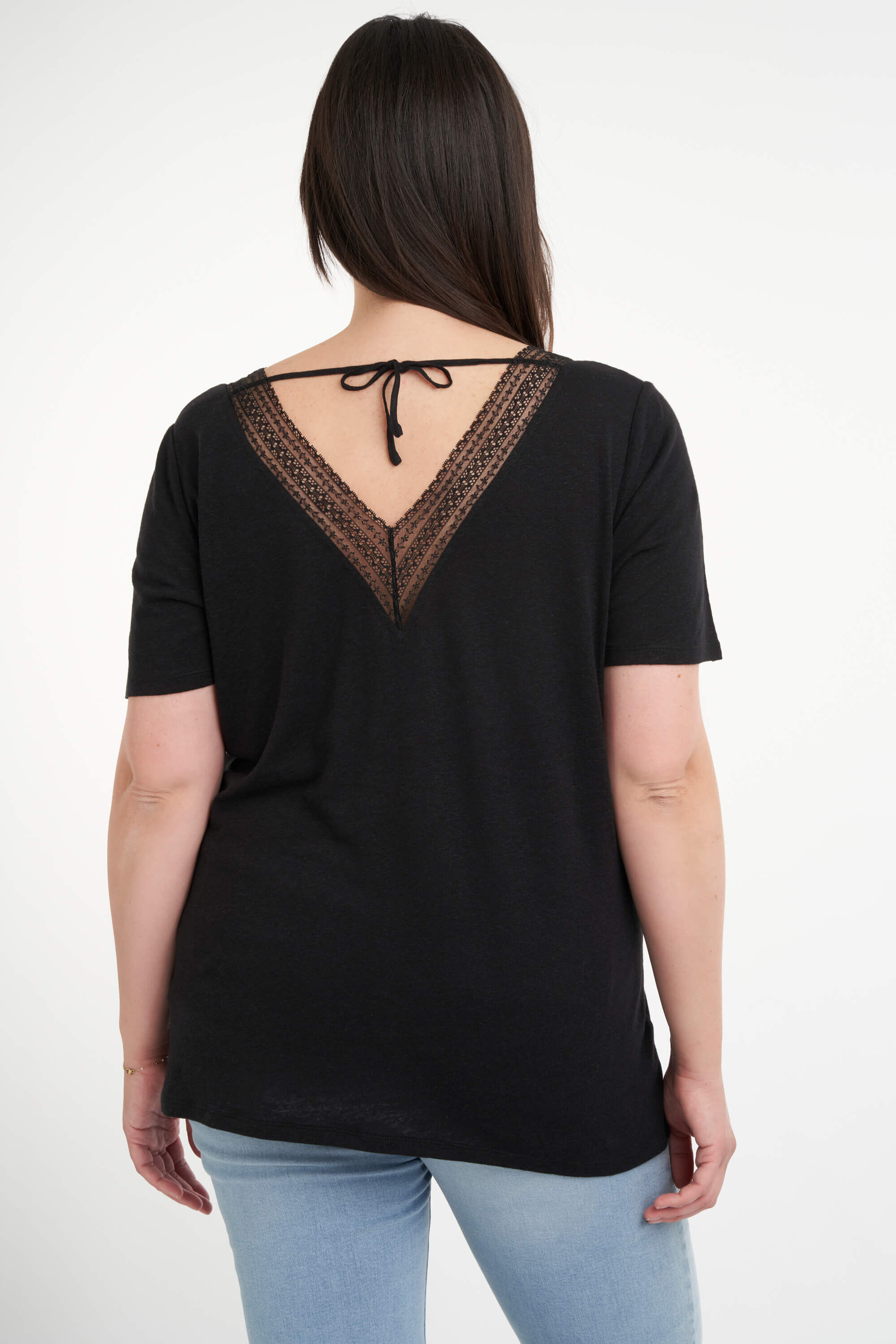 Haut &agrave; dentelle  image number 4