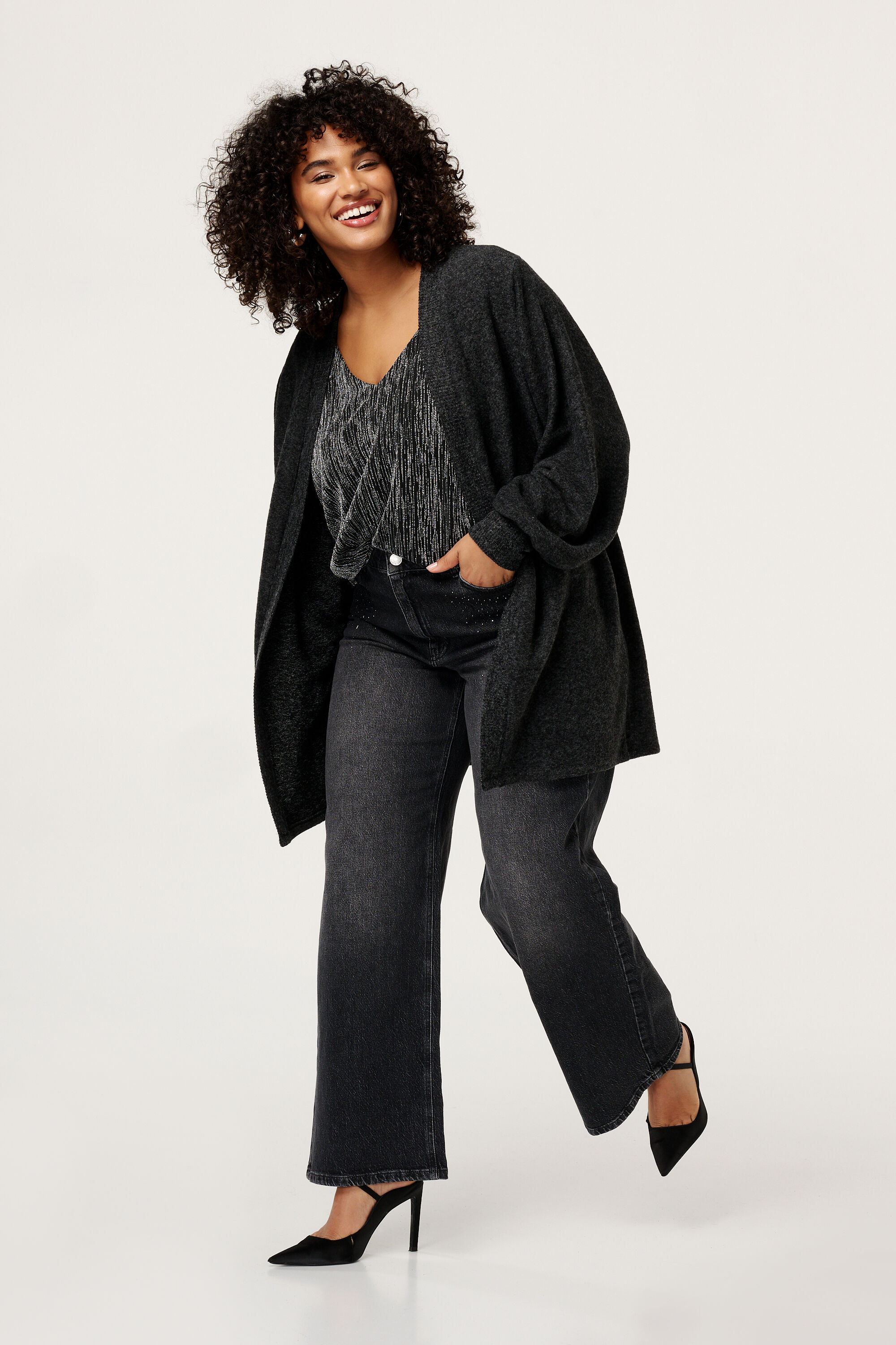 Vest met ballonmouwen image number 5