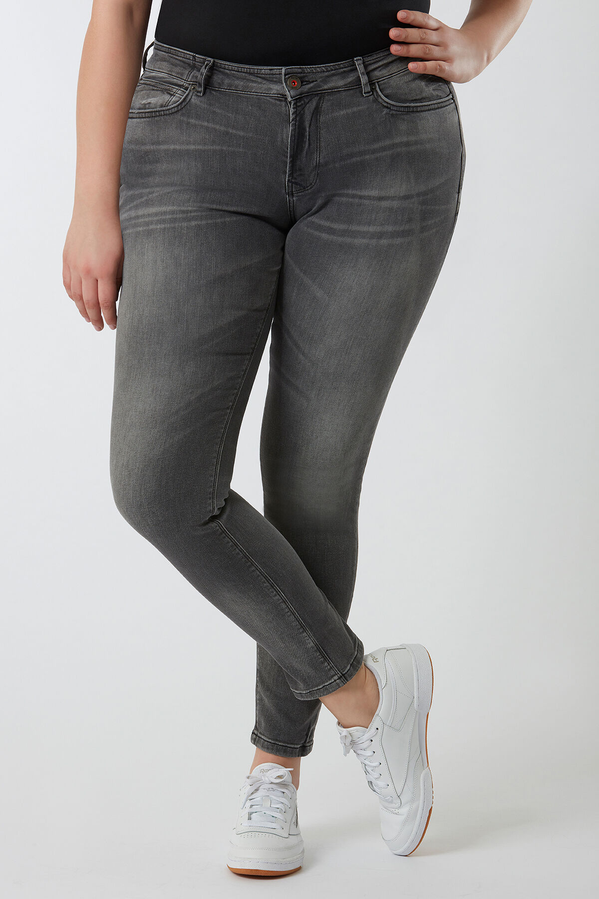 some,... jeans skinny coupe O gris image number 5
