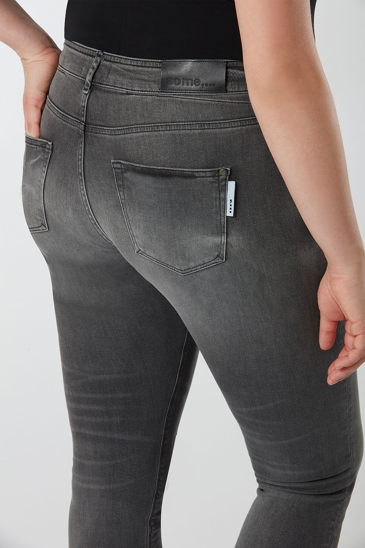 some,... jeans skinny coupe O gris image number 3