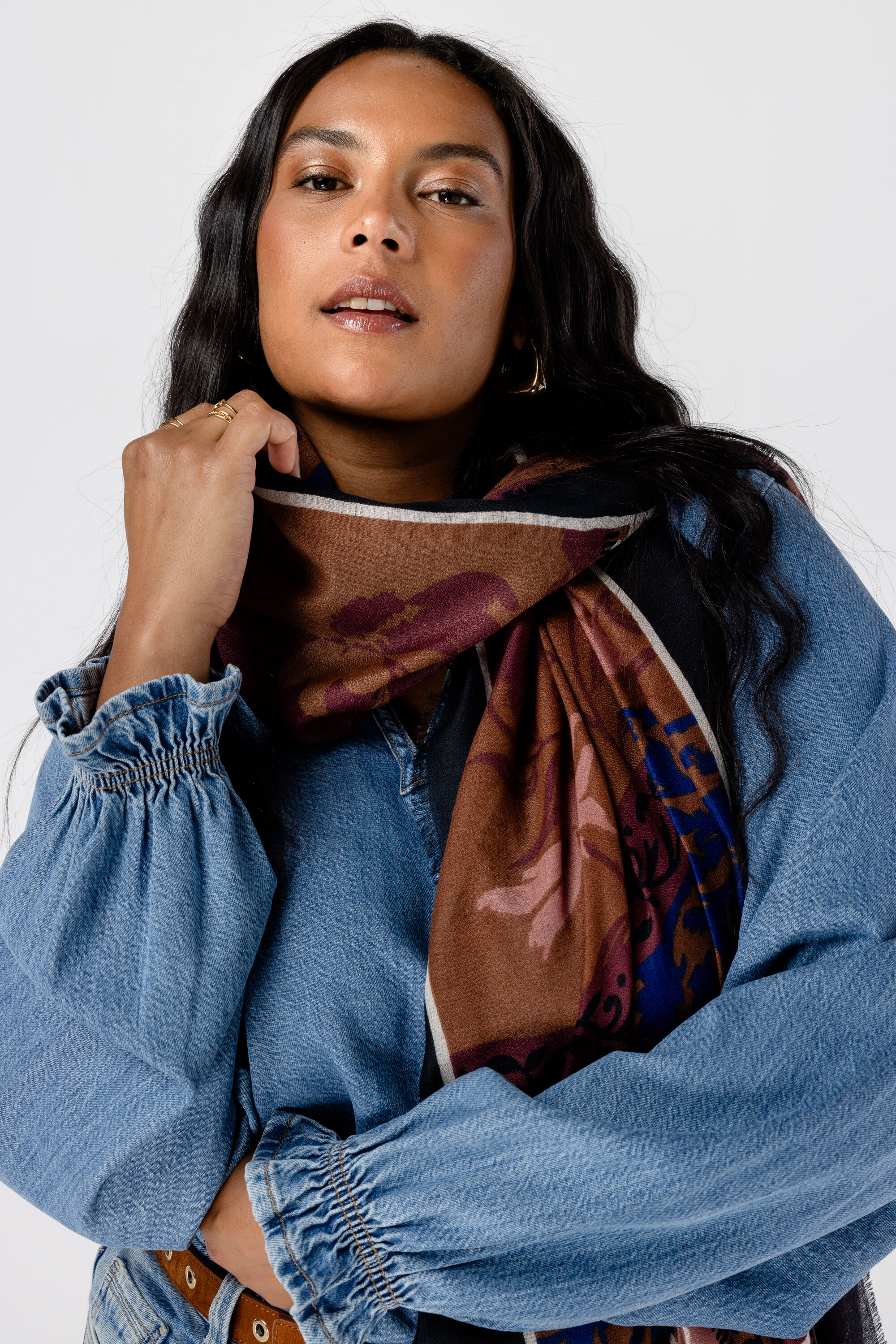 Sjaal met print image number 2