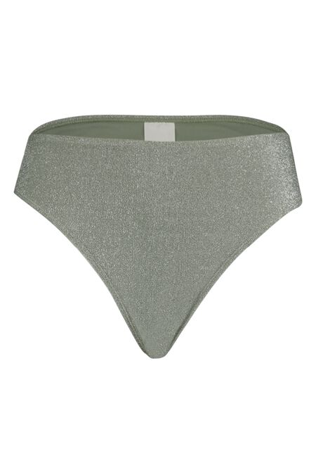 High waisted bikini broekje met glitter