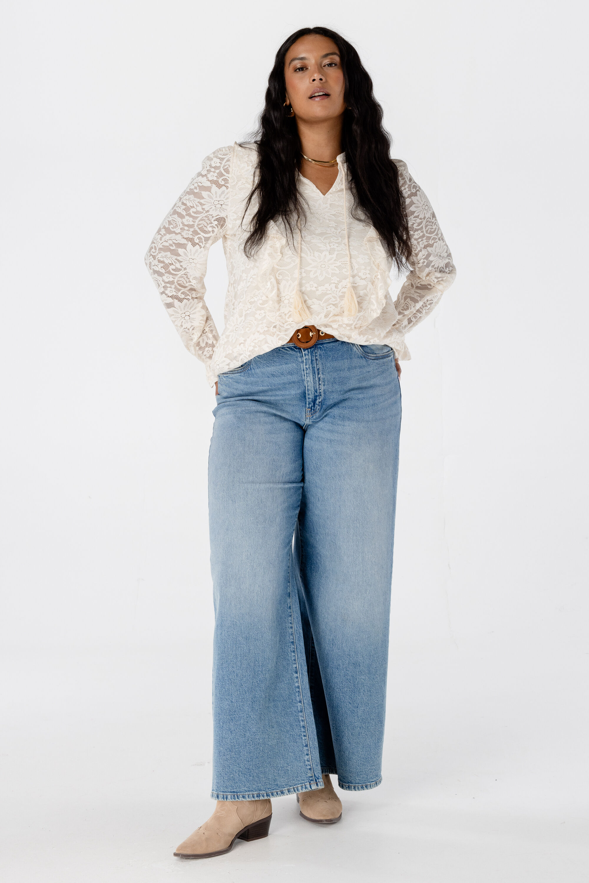 Top met kant image number 5