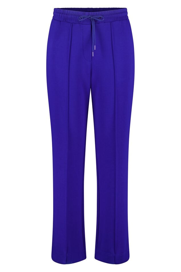 Pantalon avec taille élastique et couture décorative image number 1