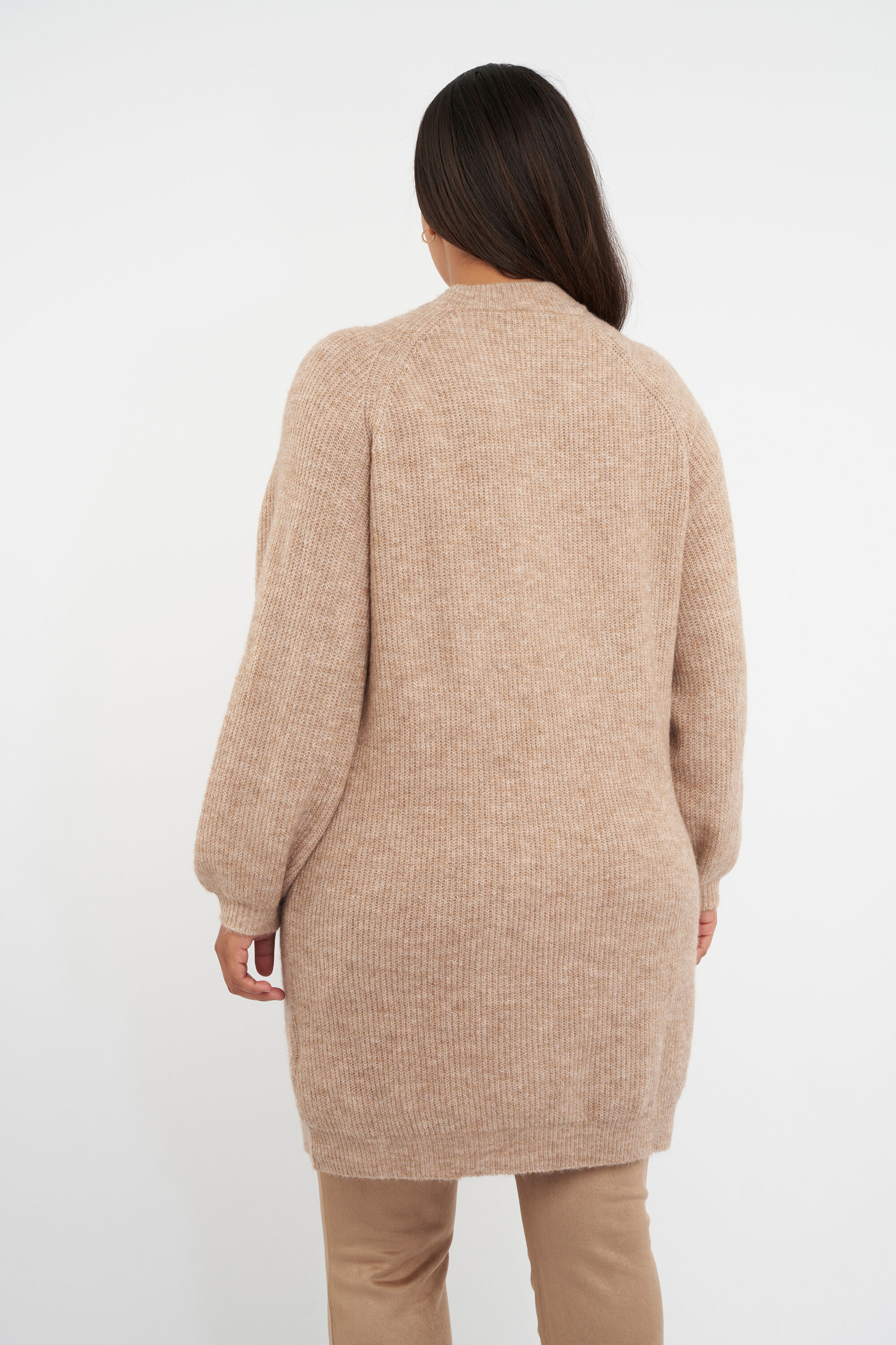 Gebreide lange trui image number 3