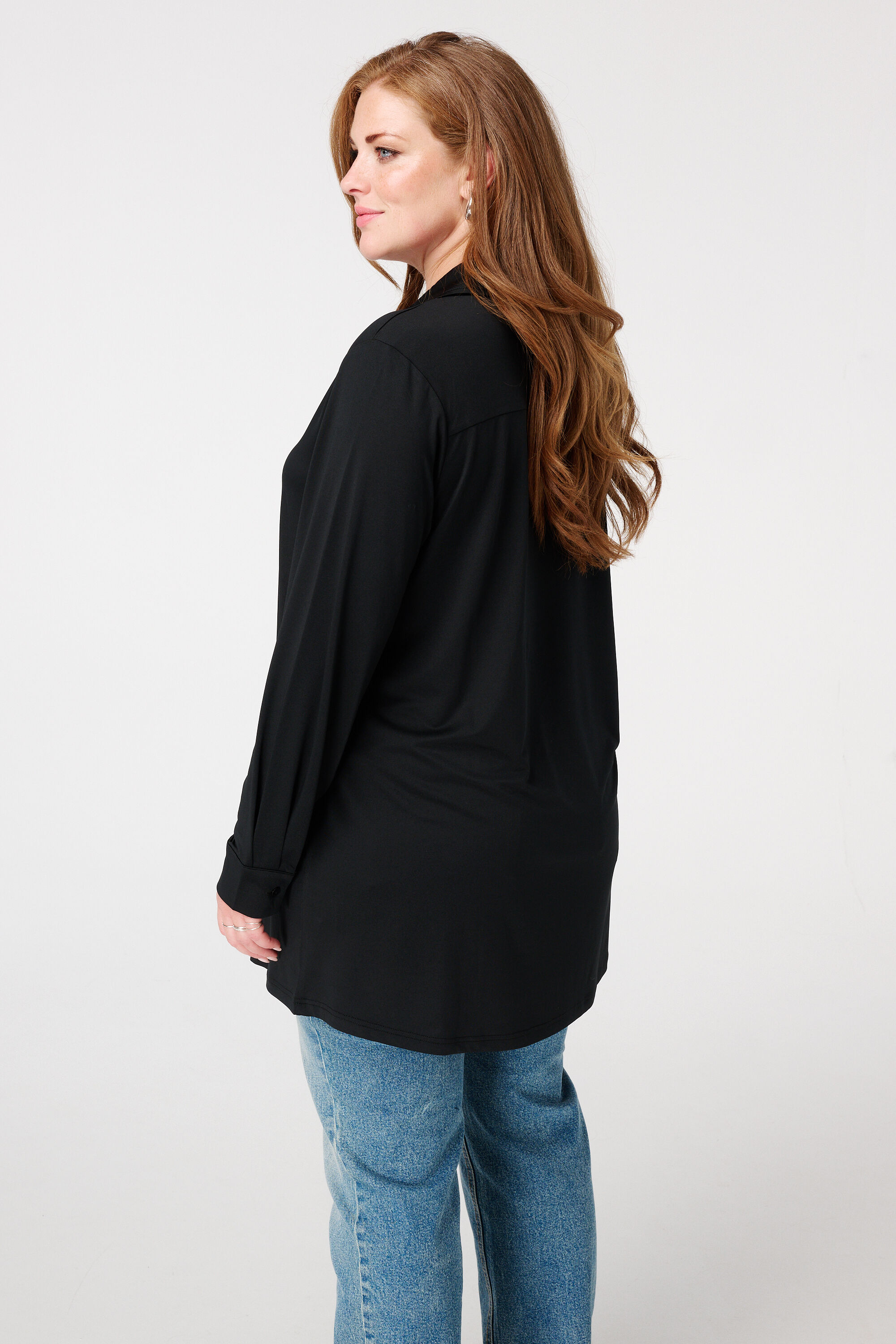 Lange blouse met print image number 3