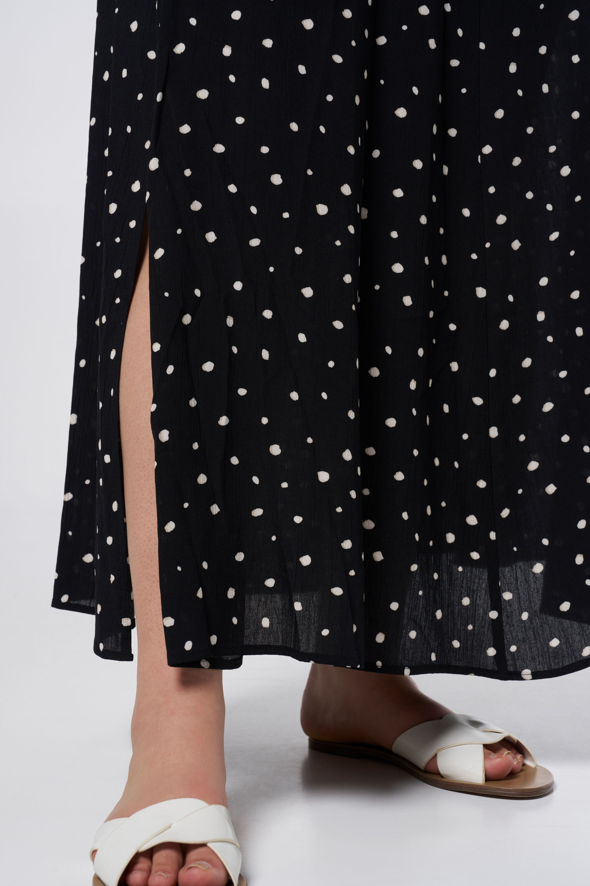 Jupe midi avec fente image number 4