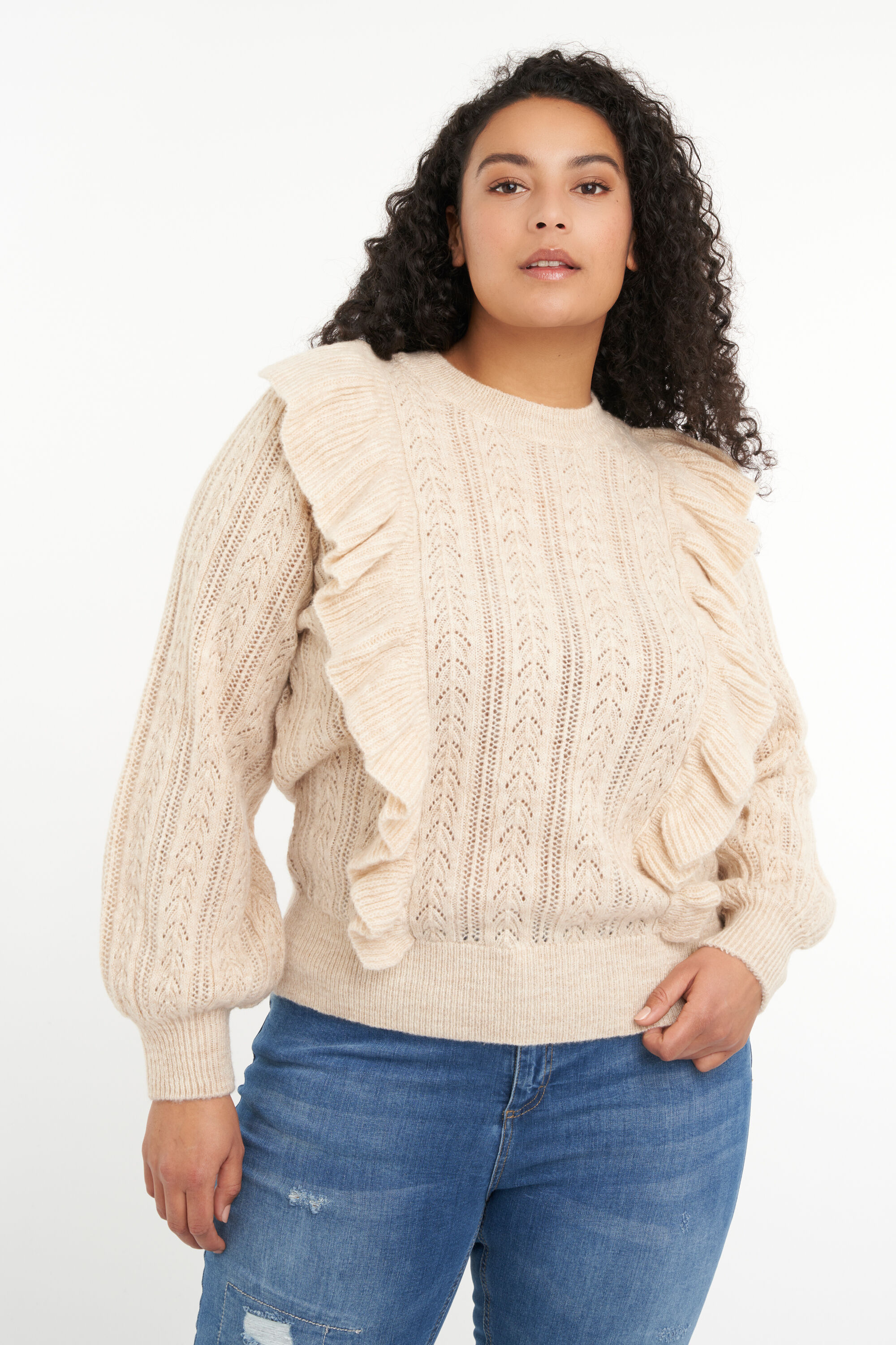 Trui met ruffles image number 6