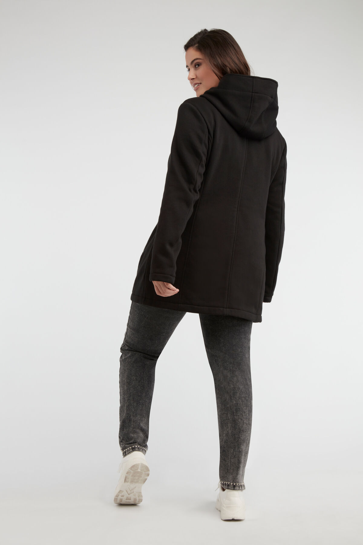 Jersey jas met capuchon image number 4