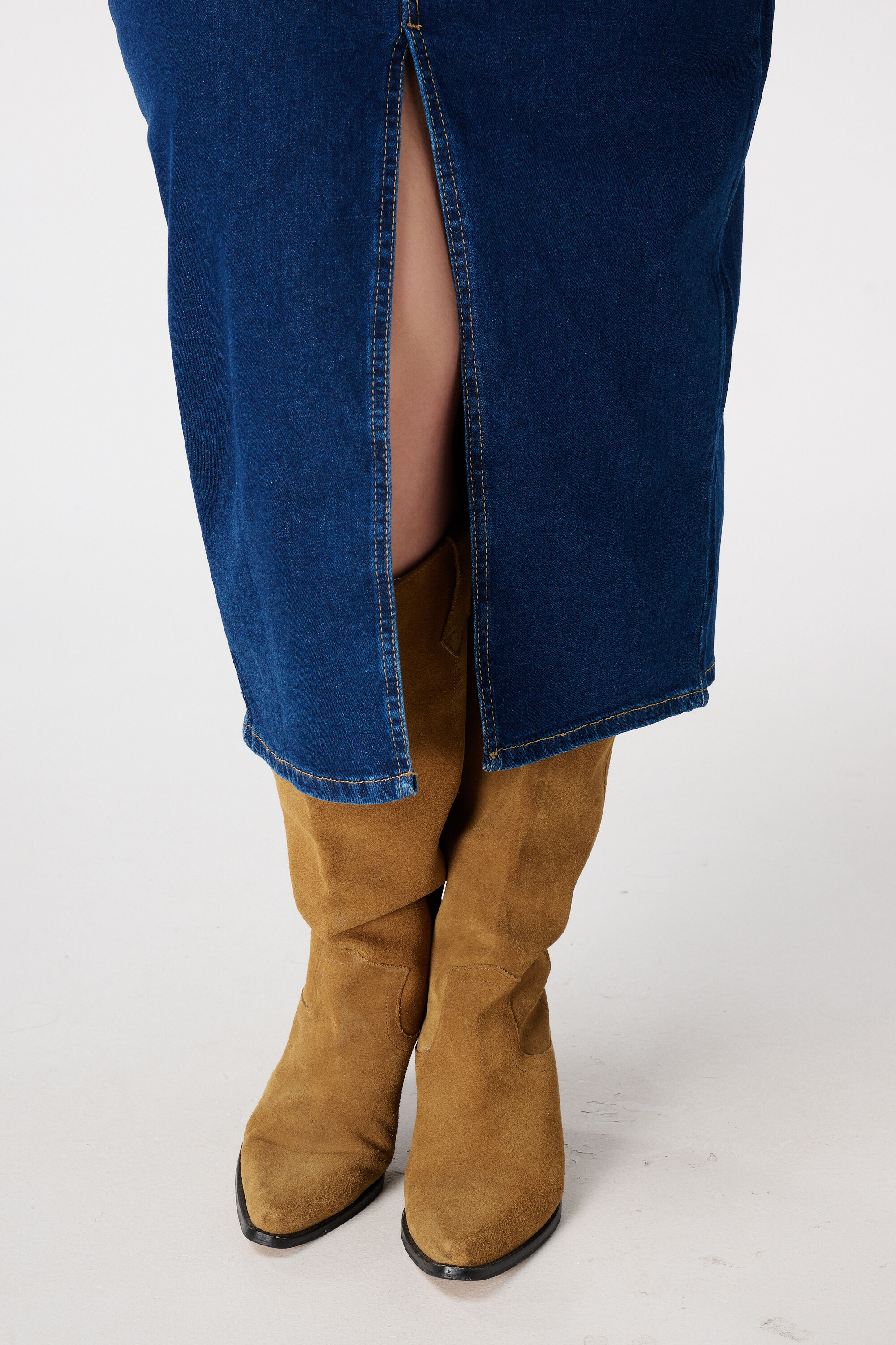 Midi rok denim image number 4