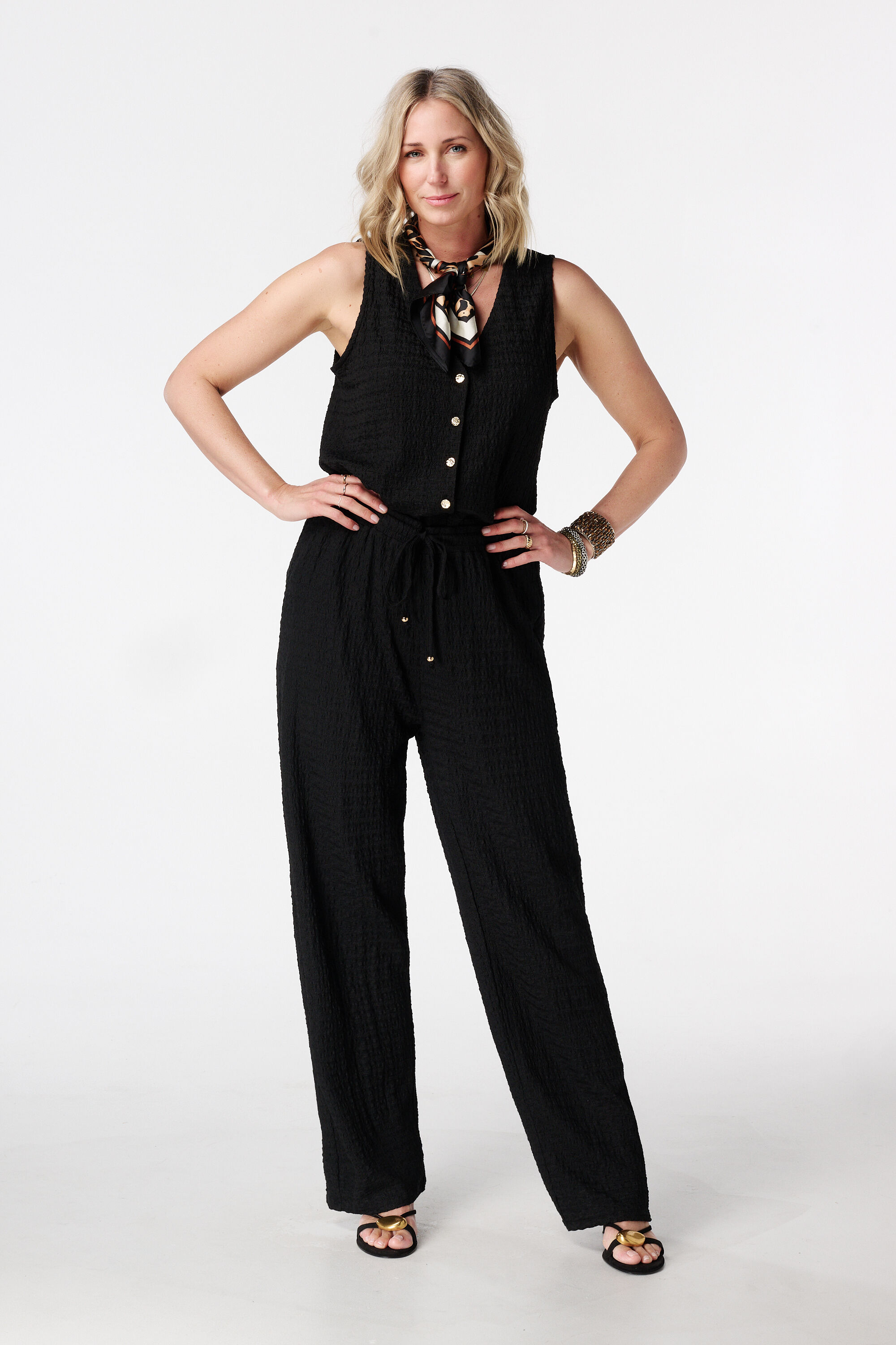 Broek met elastische taille image number 0