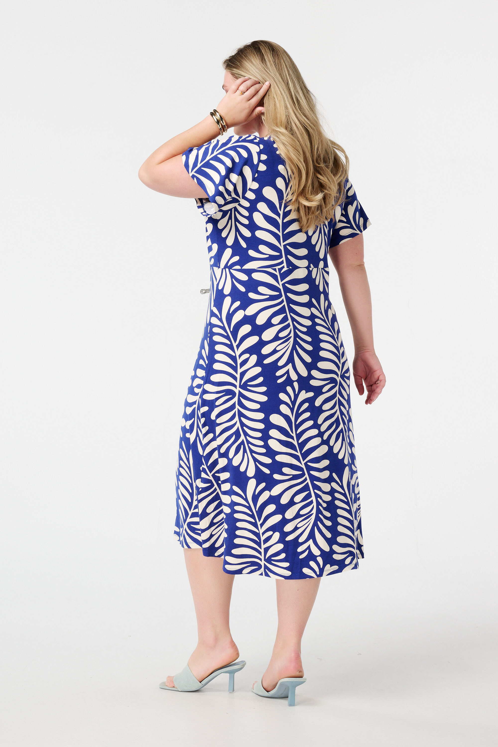 Robe midi &agrave; imprim&eacute;  image number 3