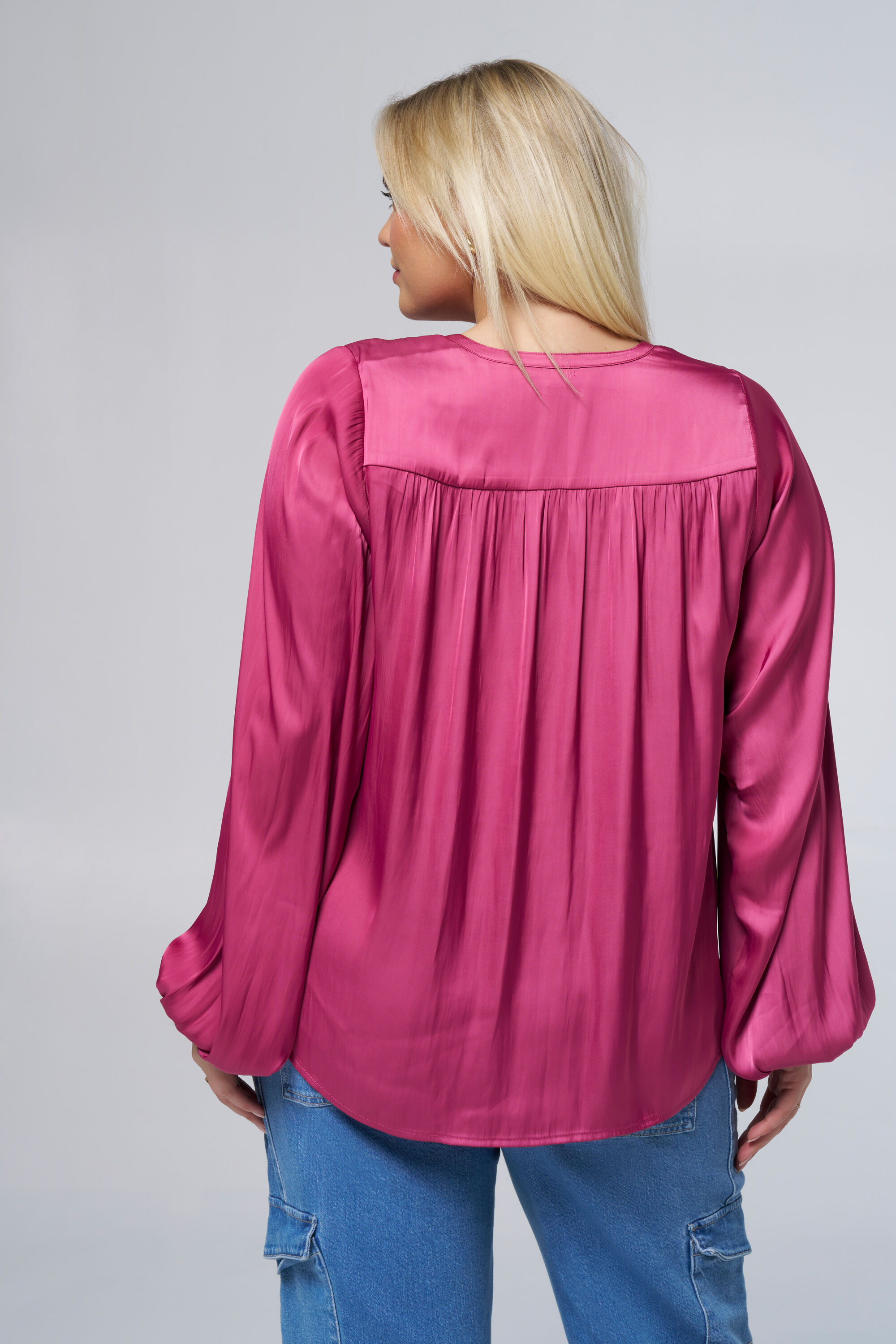 Blouse met strikkoord image number 3