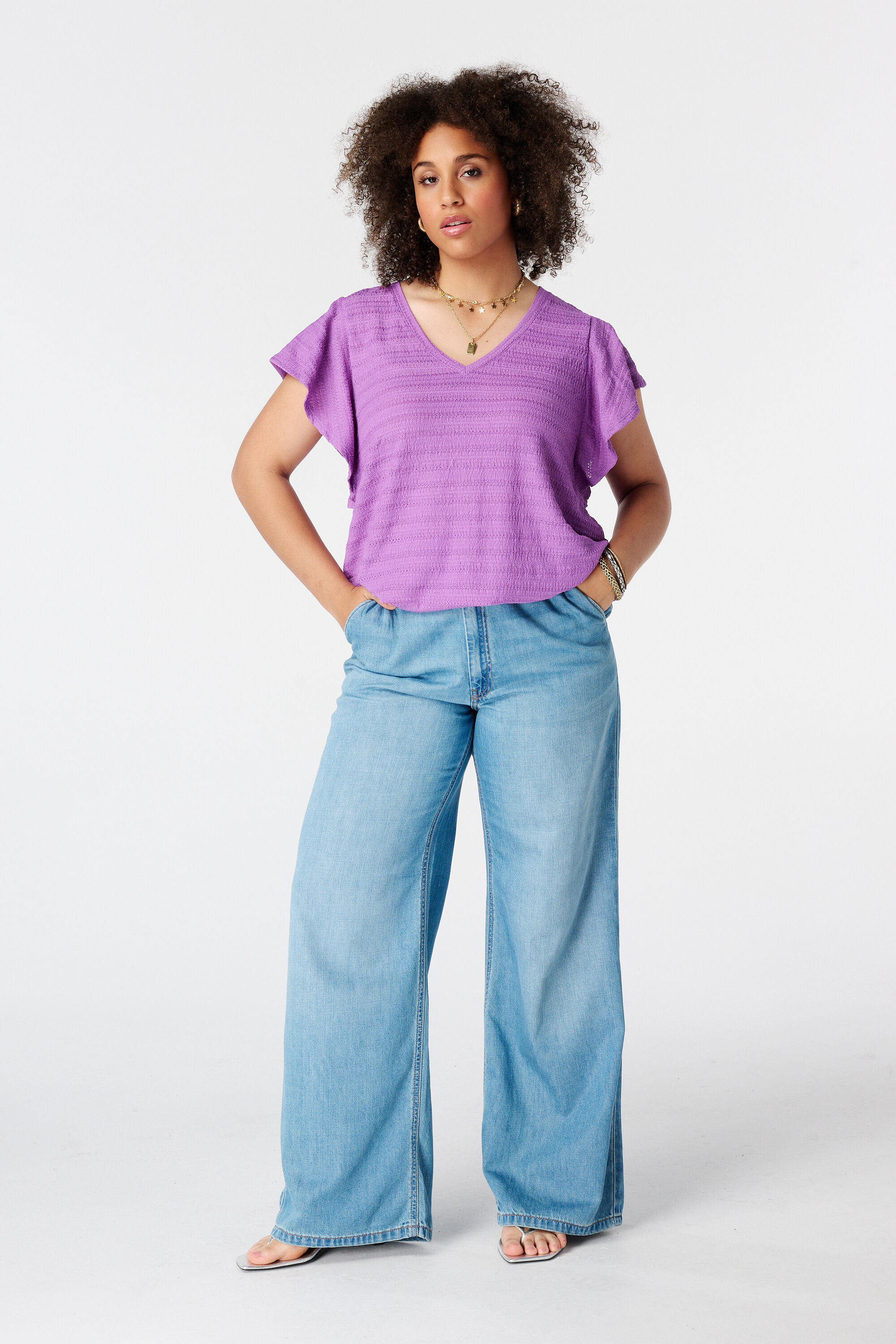 Top met vlindermouwen image number 5