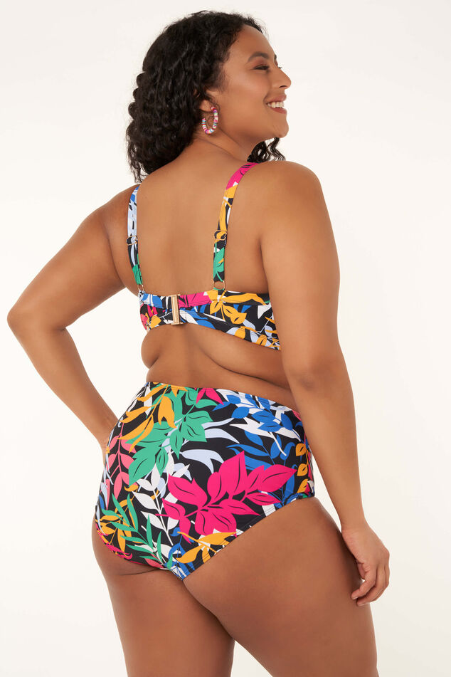 Bikinibroekje met overslag en metalen detail image number 4