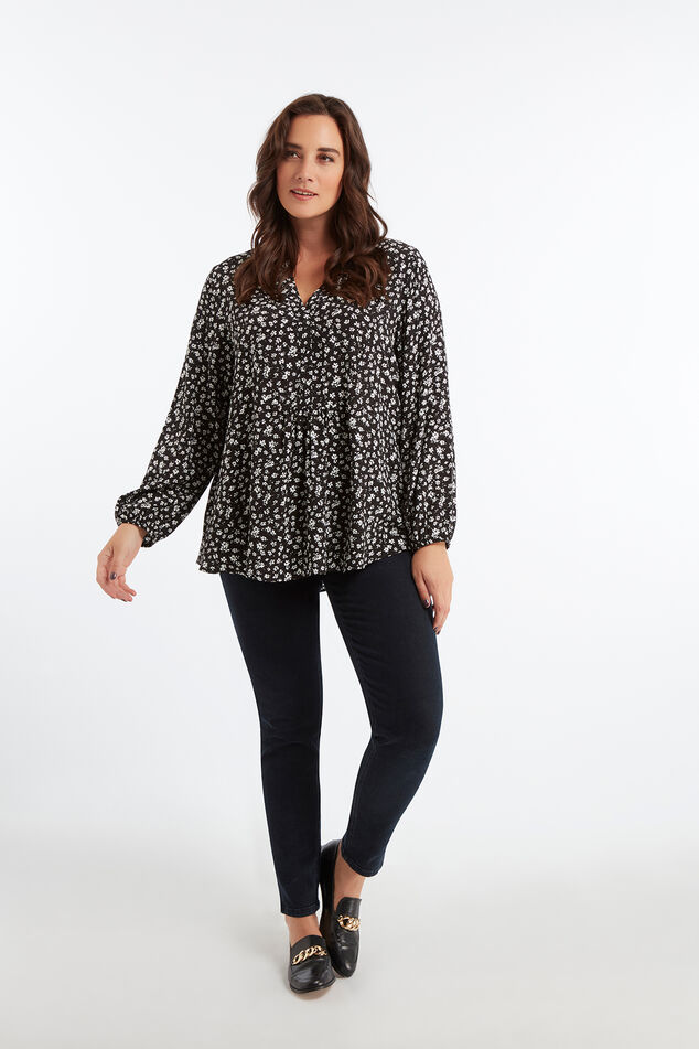 Chemisier à imprimé floral image number 0