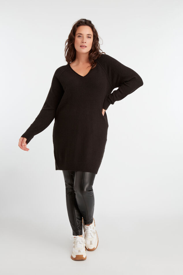 Robe pull avec col en V        image number 0