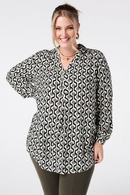 Blouse oversize imprimée Blouse oversize imprimée