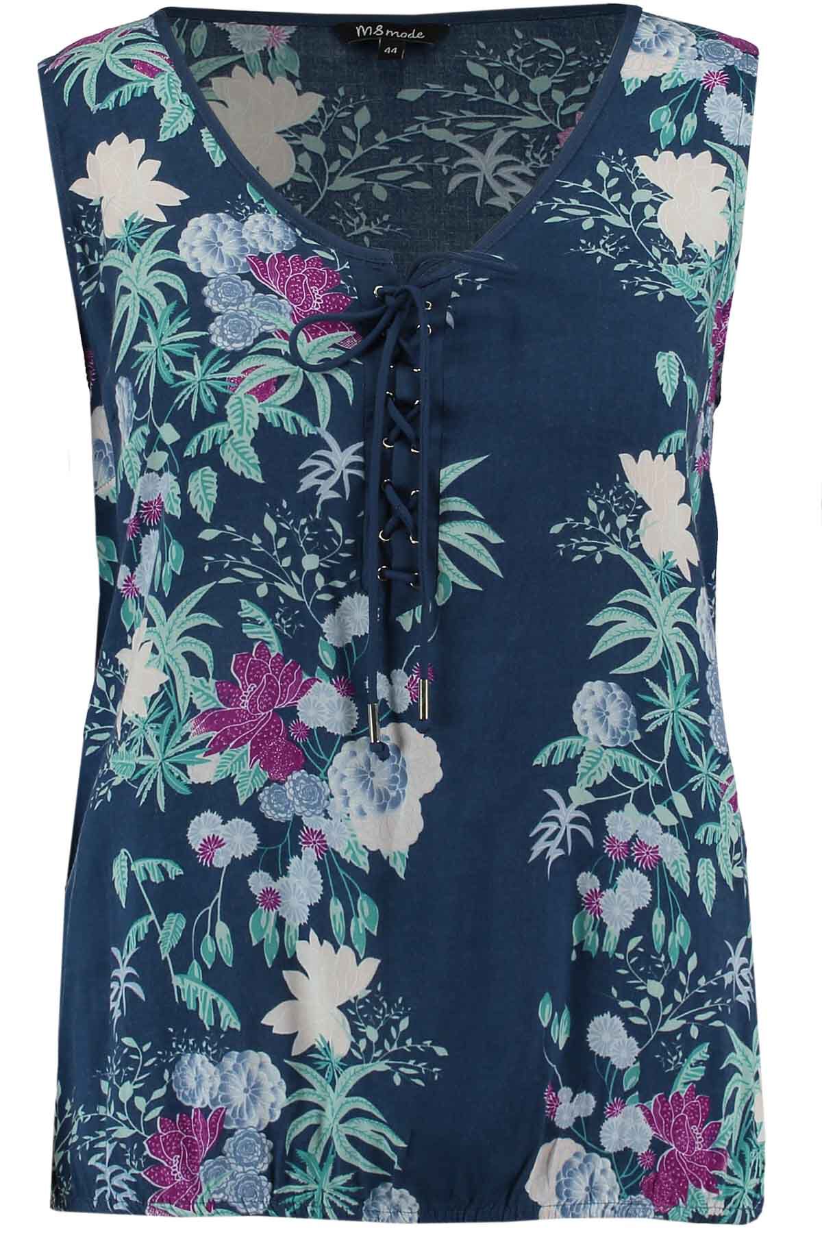 Mouwloze lange blouse image number 1