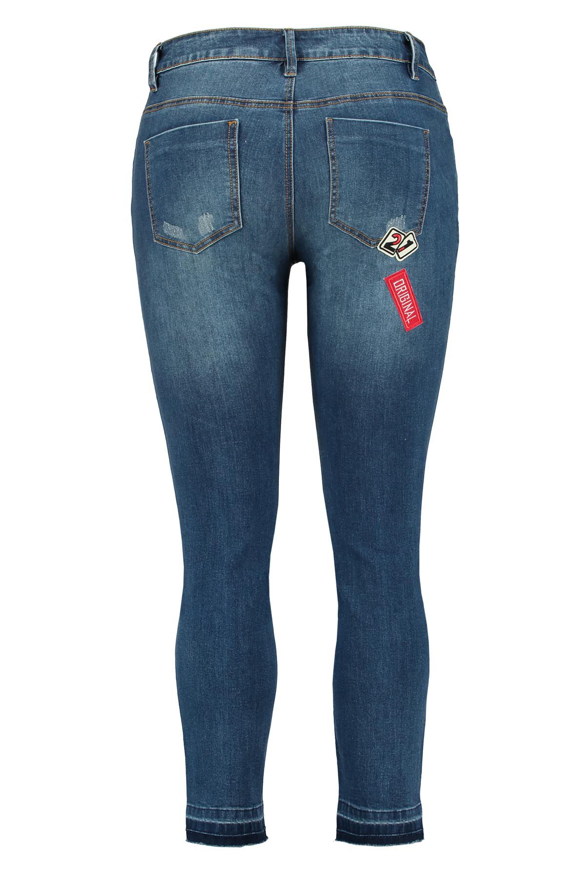 Flared high waist jeans image number 2