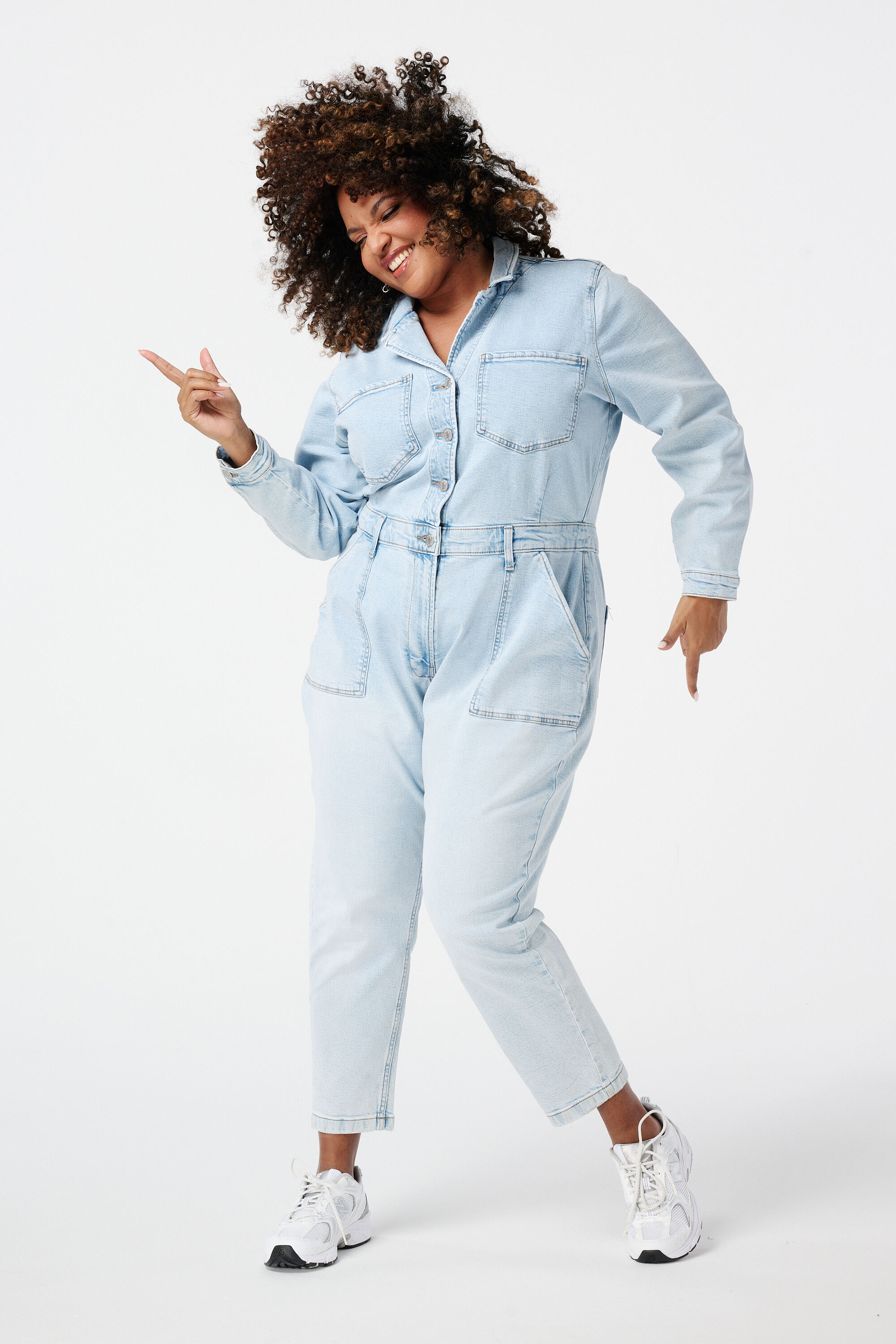 Denim jumpsuit image number 6