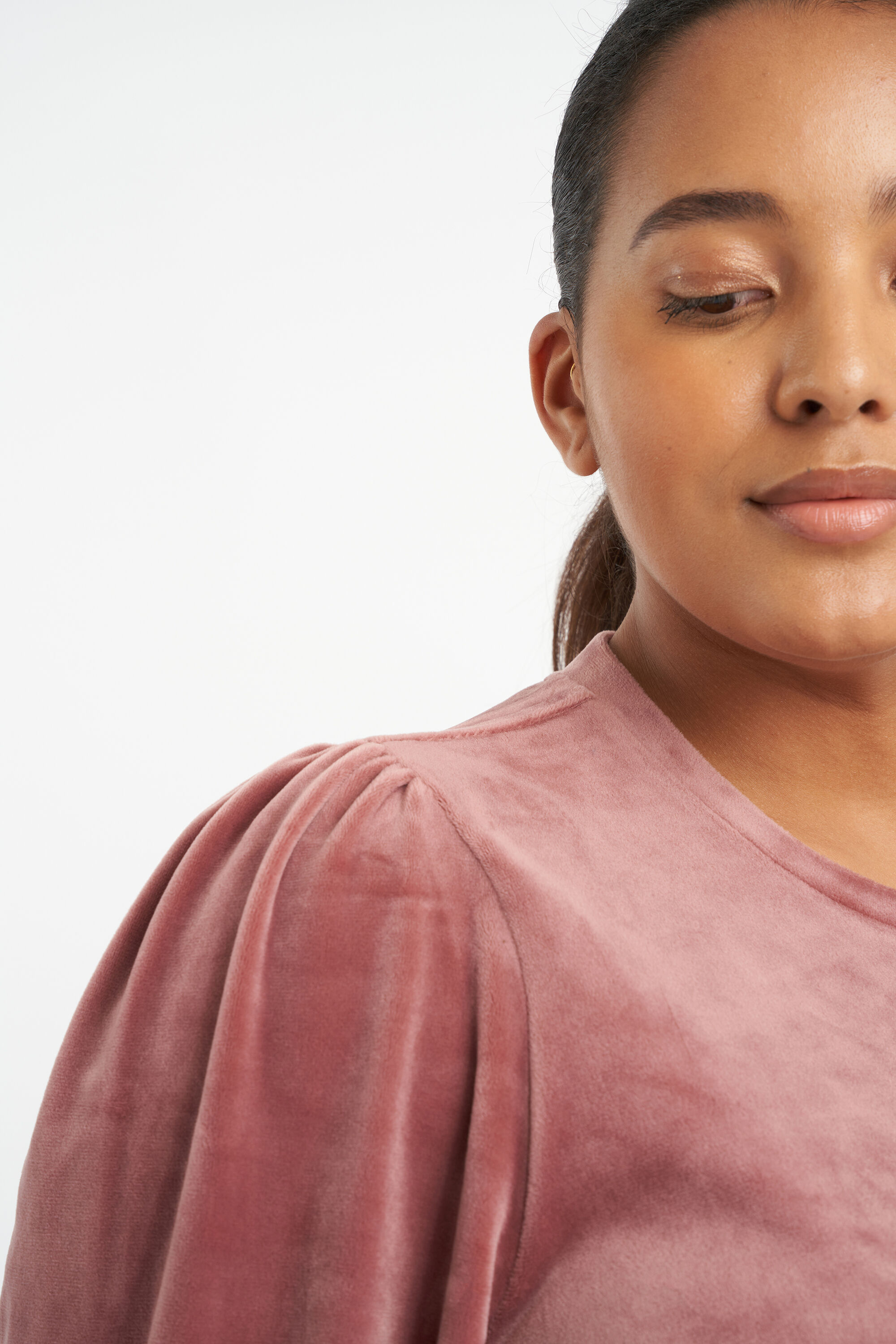 Velvet sweater dames clearance
